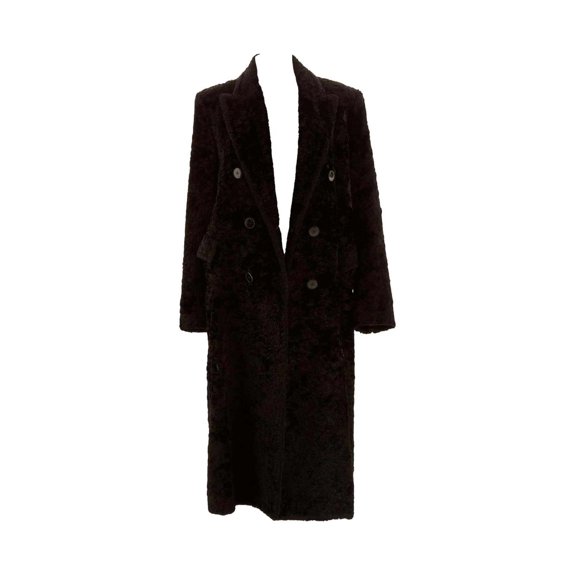 Alaia Black 1992 Overcoat - Image 2