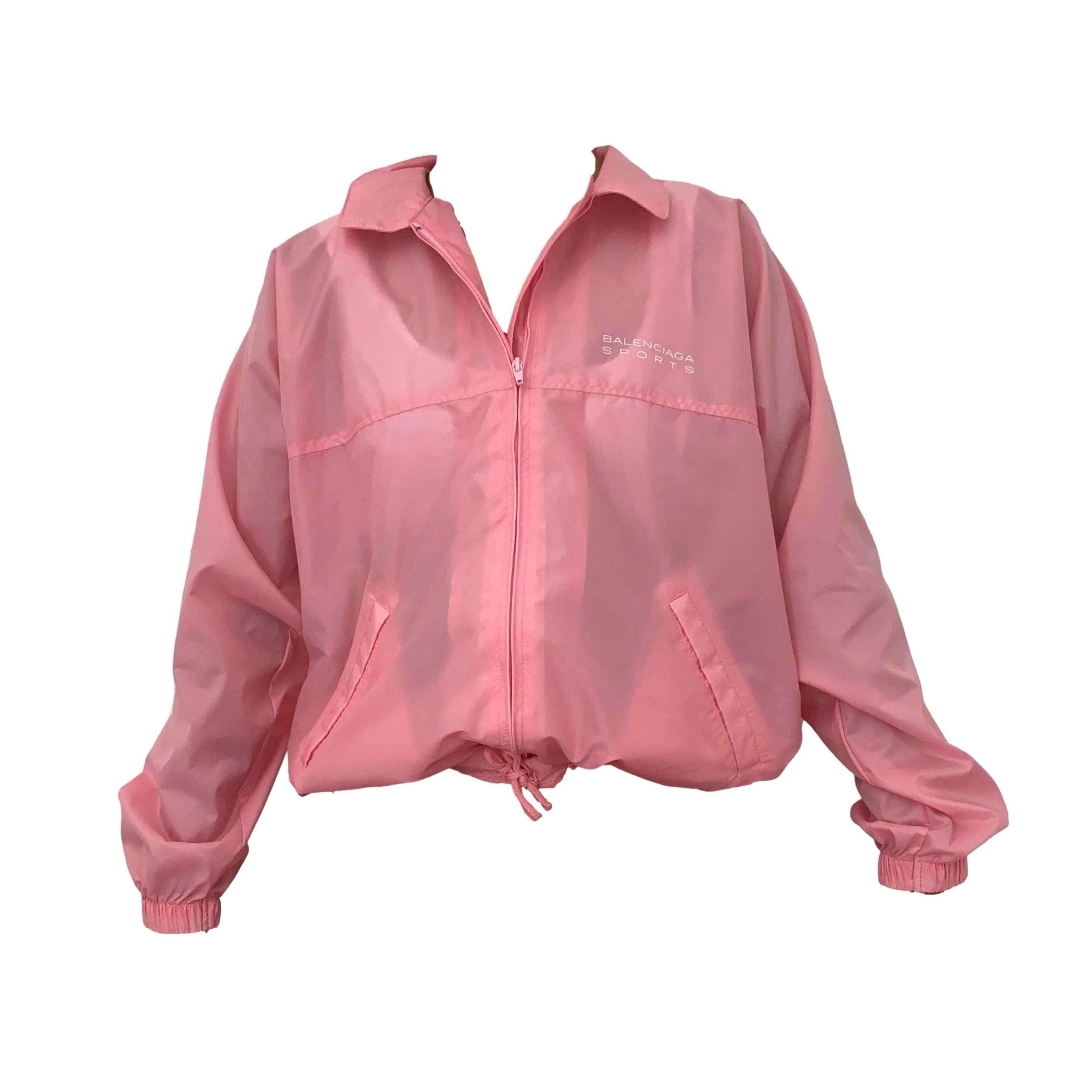 Balenciaga Pink Logo Windbreaker