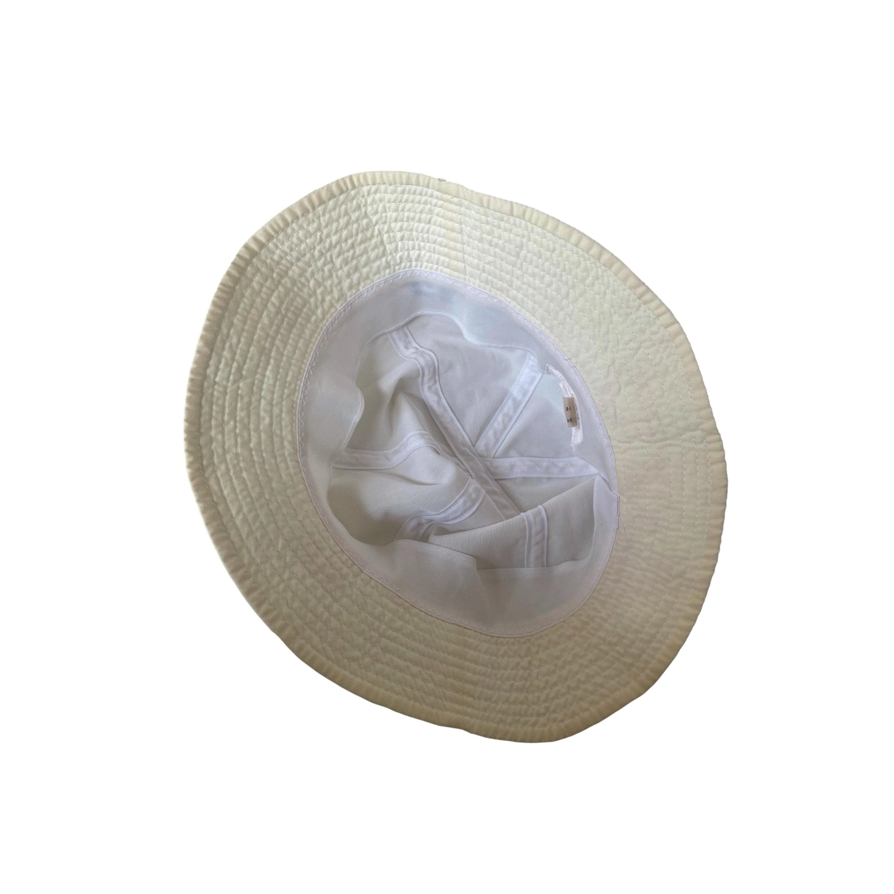 Balenciaga White Logo Bucket Hat - Image 3