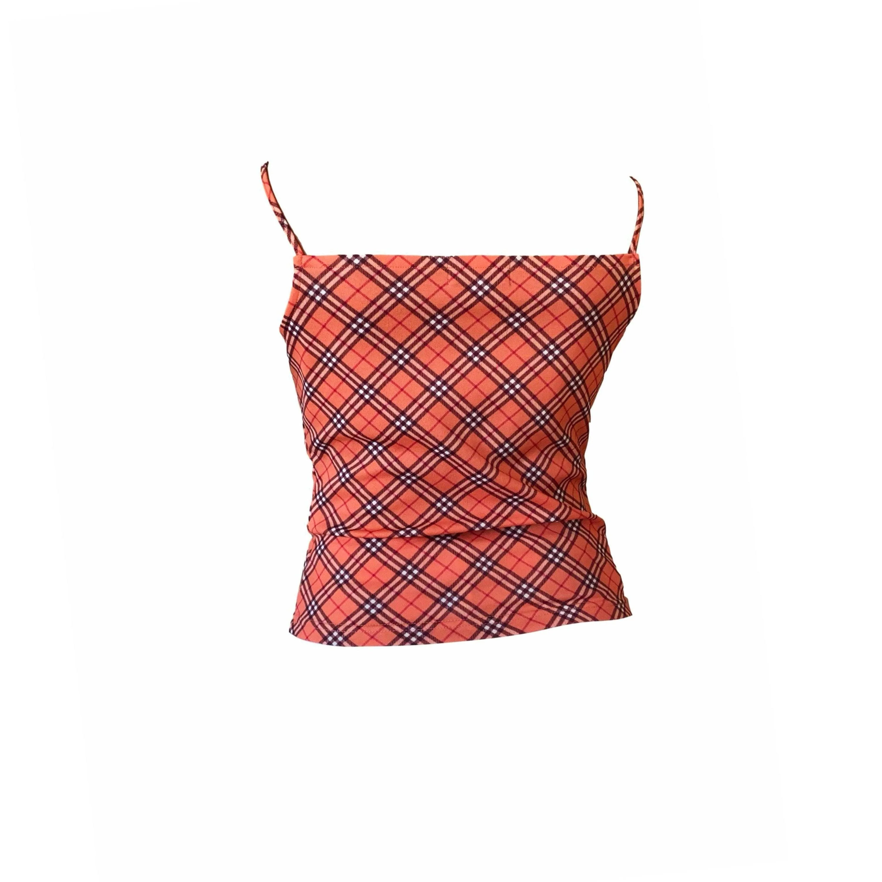 Burberry Classic Coral Plaid Tank - Image 2