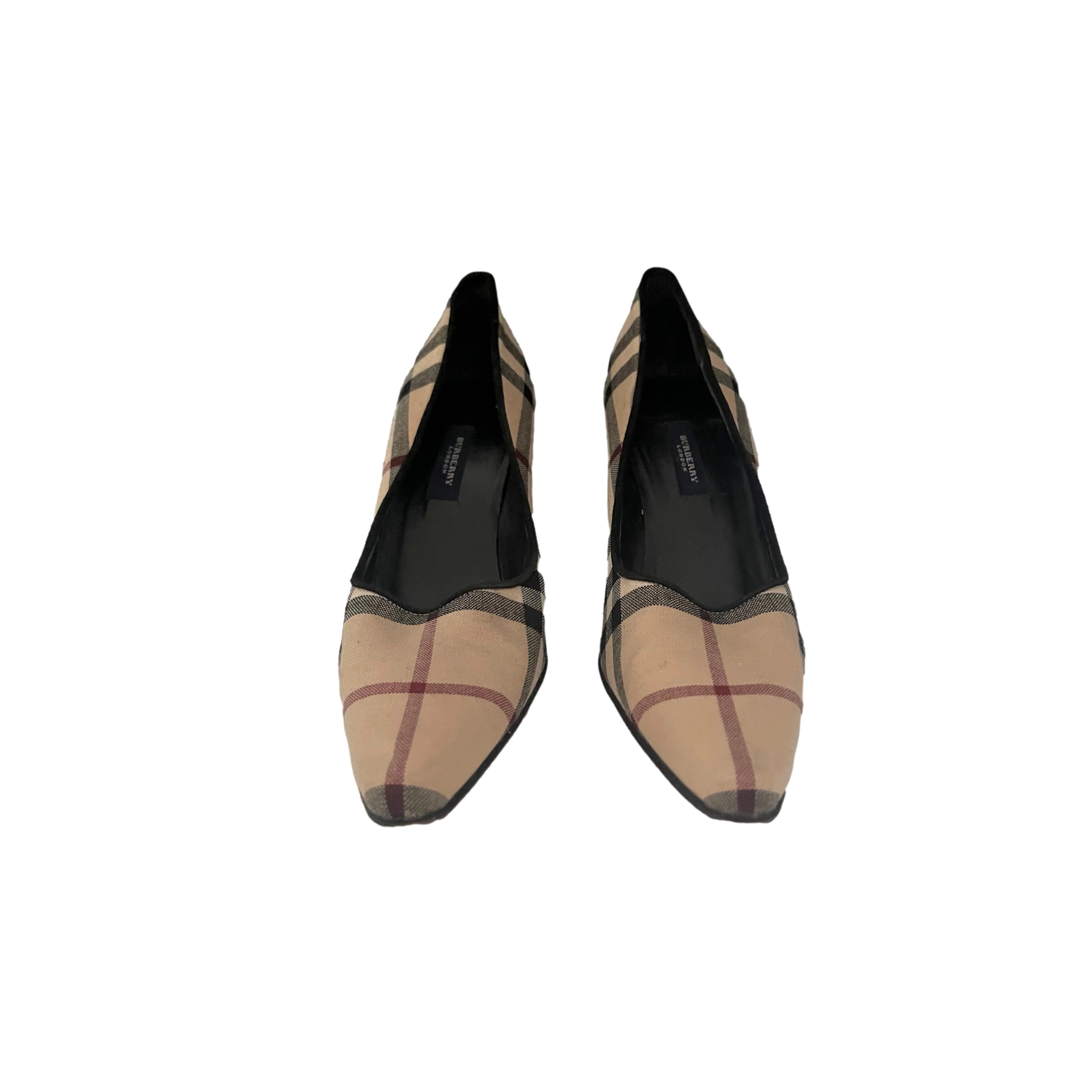 Burberry Classic Plaid Heels - Image 3