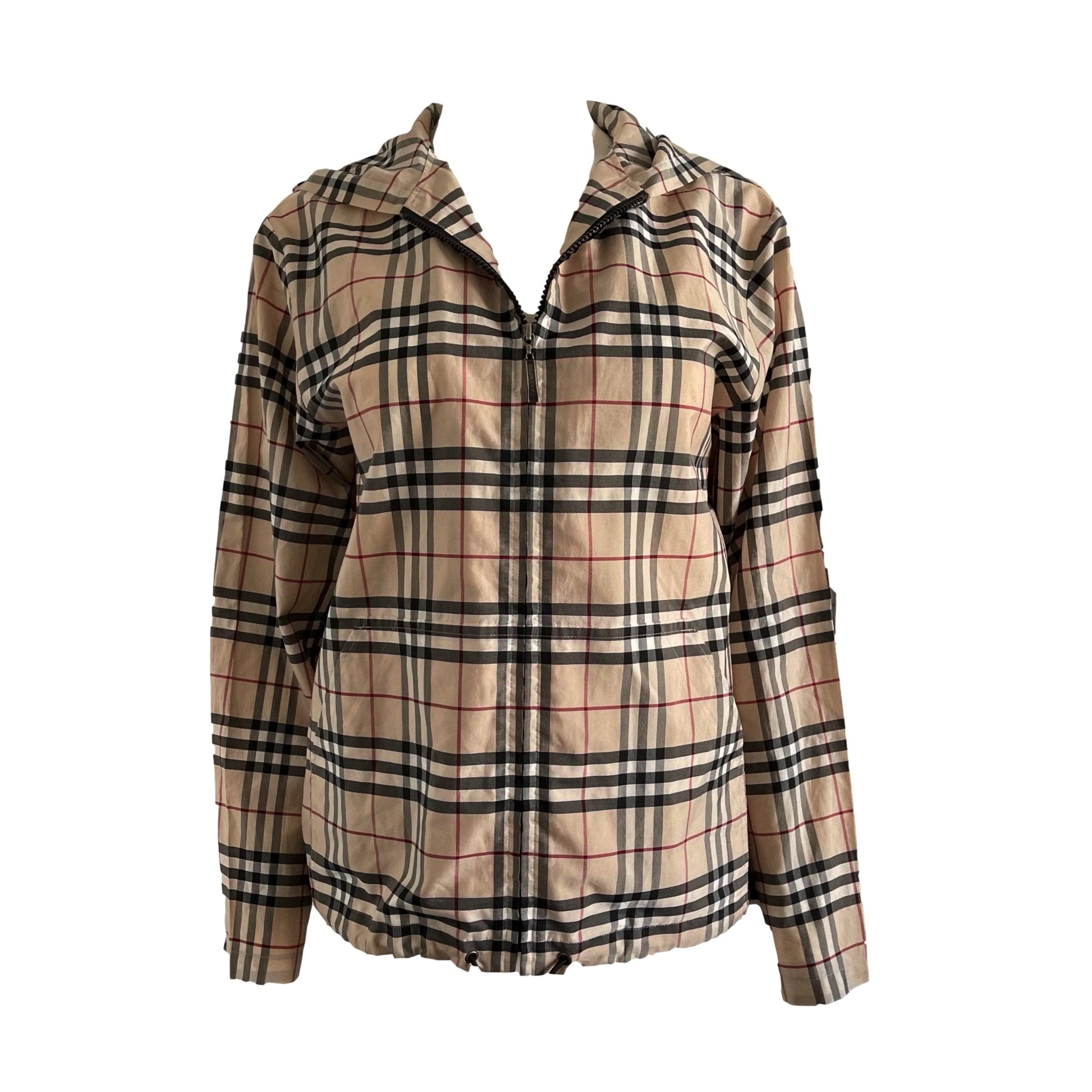 Burberry Classic Plaid Rain Jacket