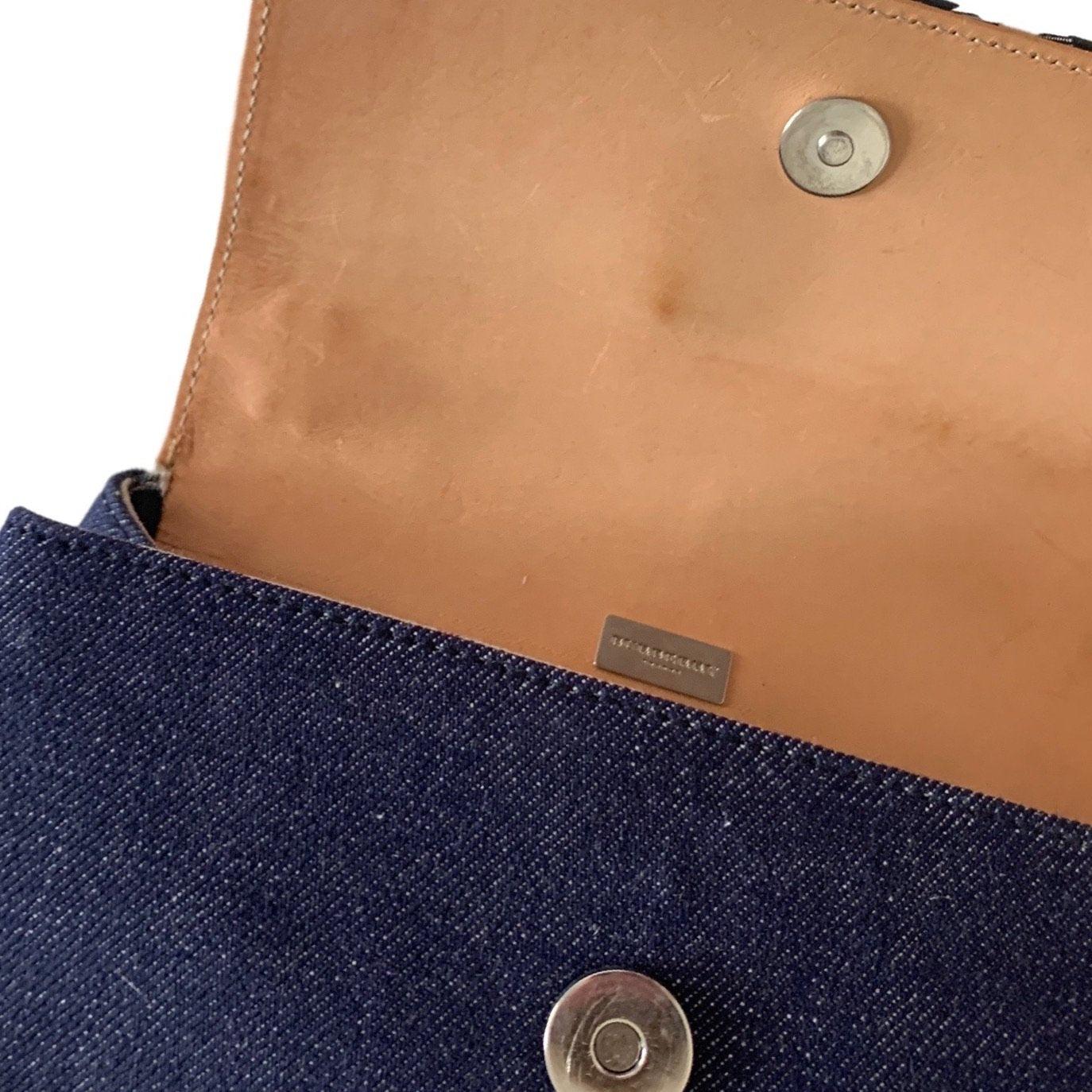 Burberry Denim Logo Chain Bag - Image 5