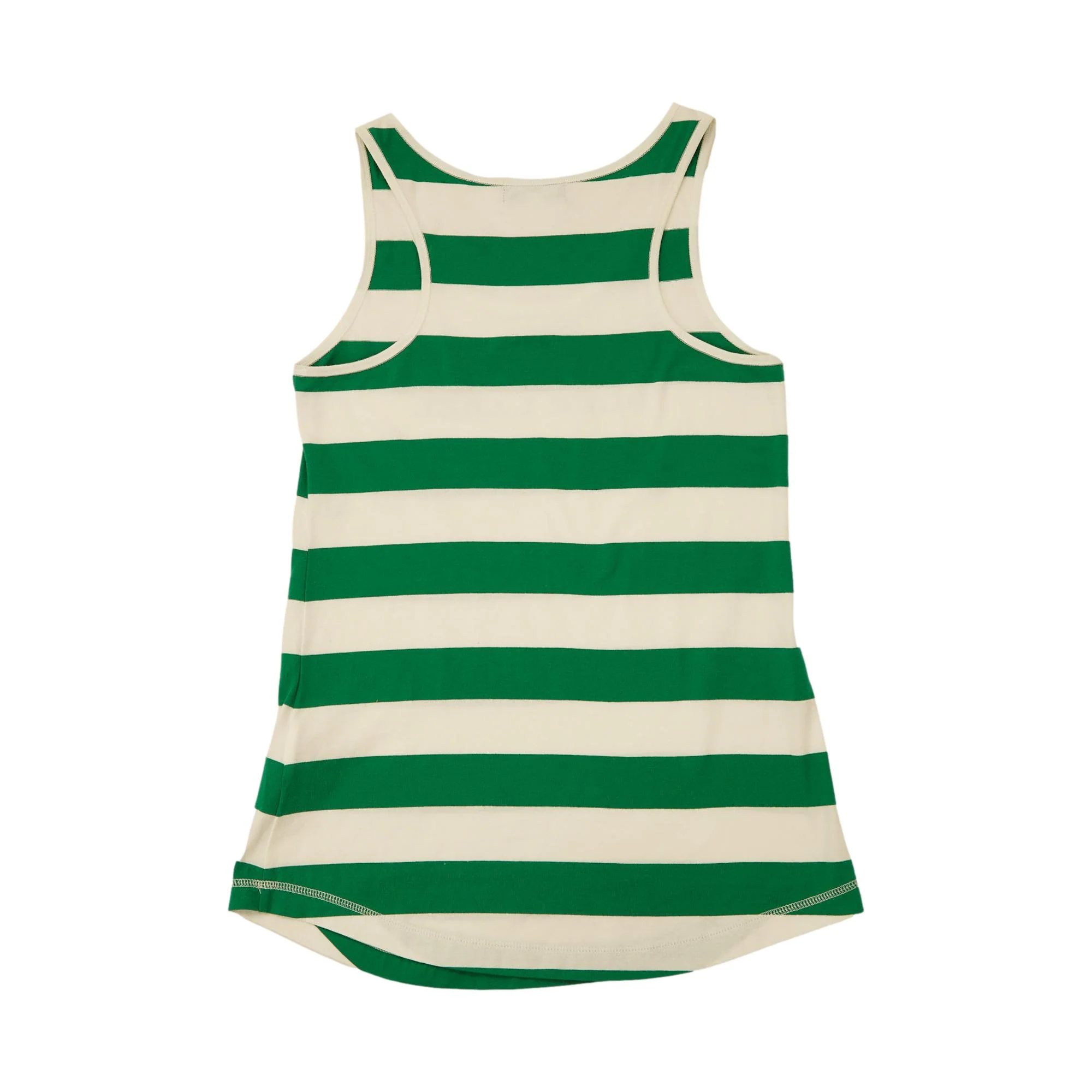 Burberry Green Striped Logo Tank - Image 2