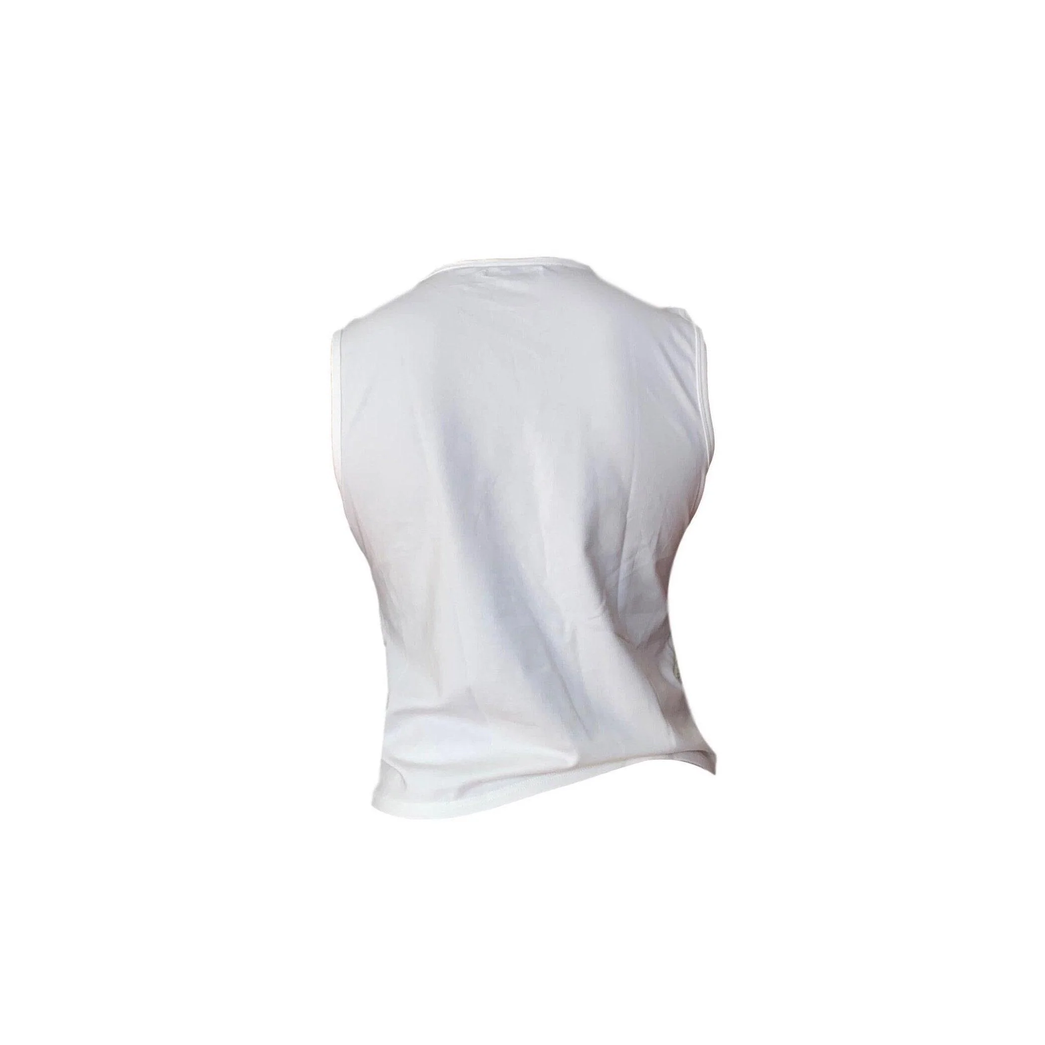 Burberry White Logo Tank - Image 2