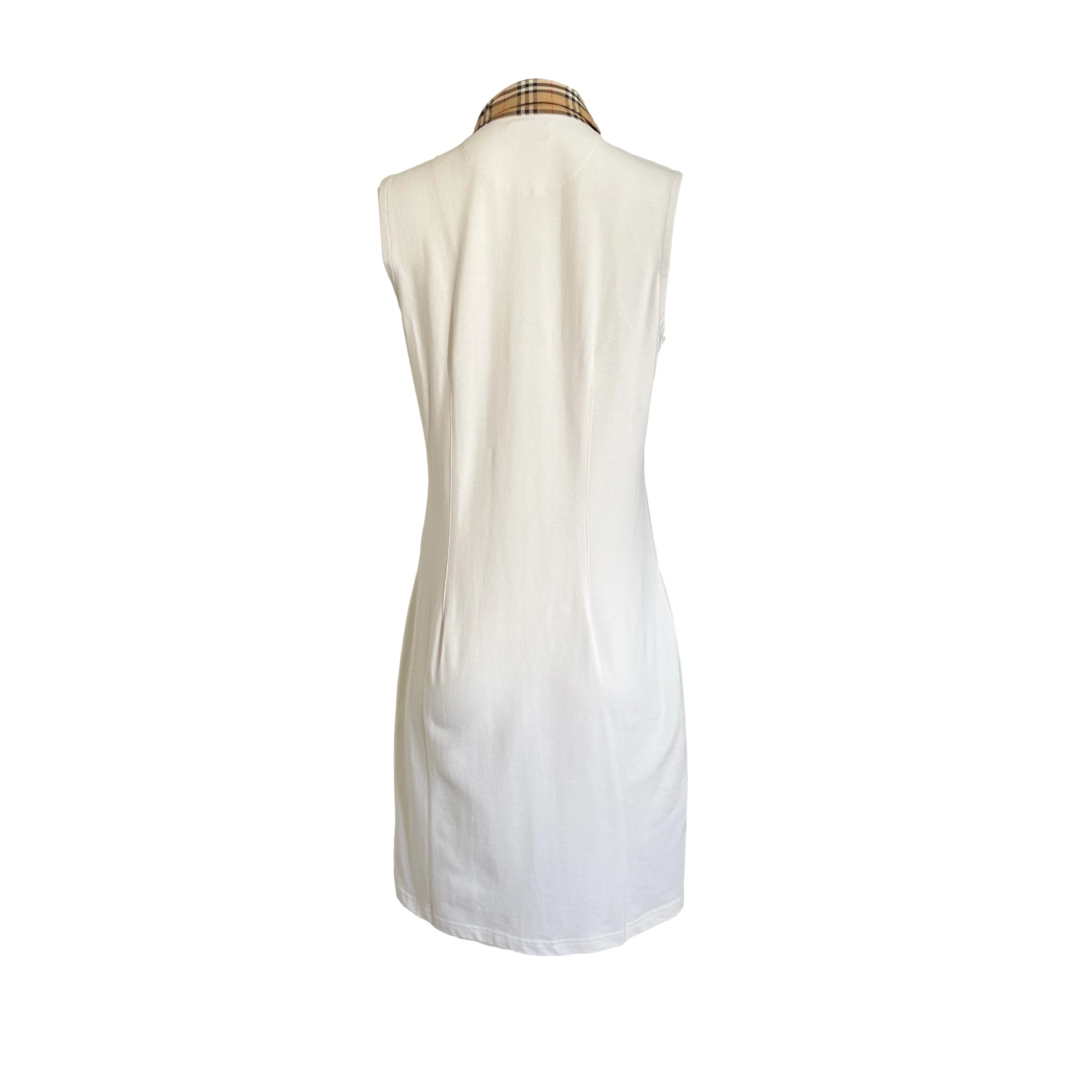 Burberry White Pocket Tank Dress - Image 2