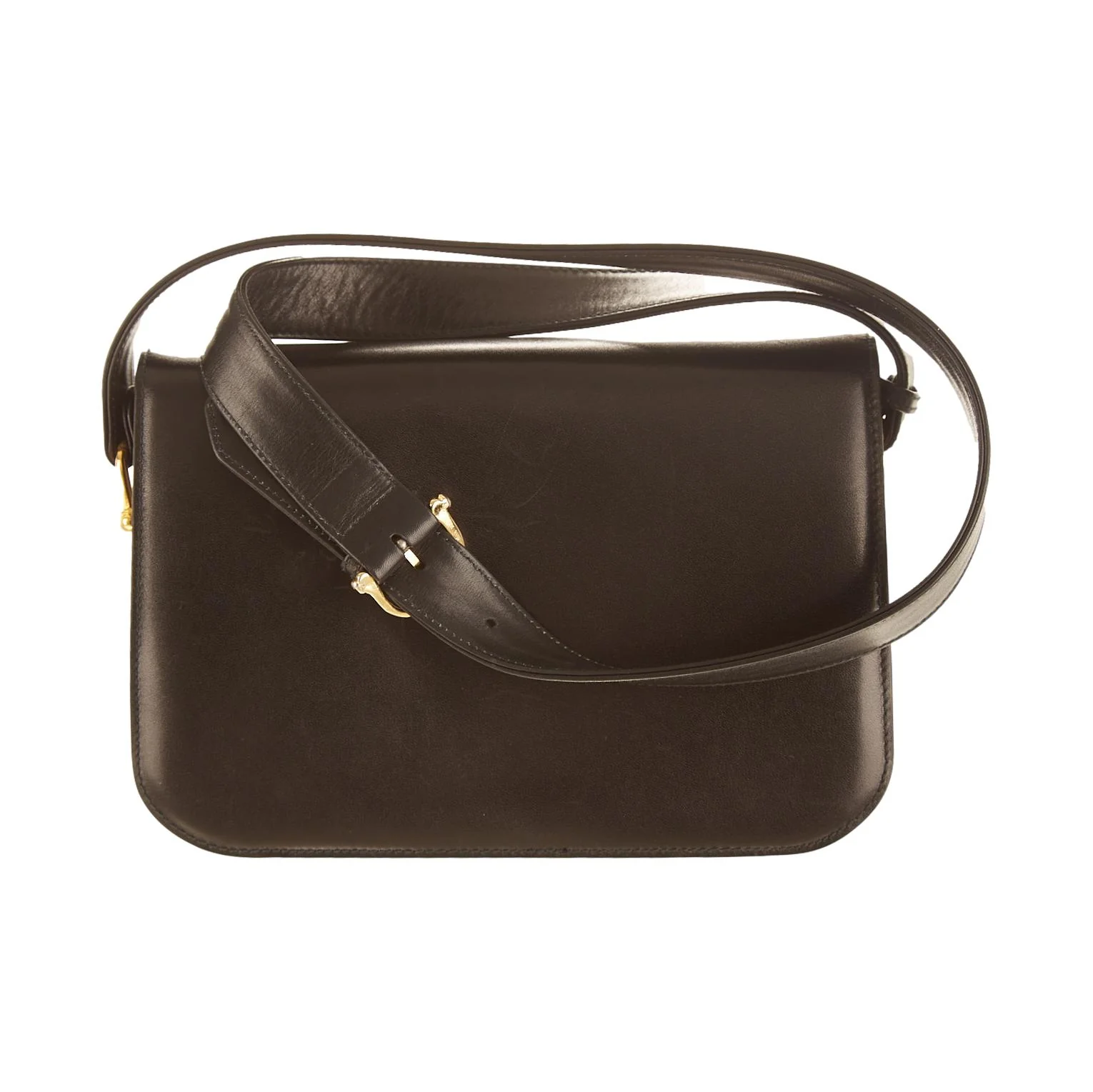 Celine Black Horse Logo Shoulder Bag - Image 2
