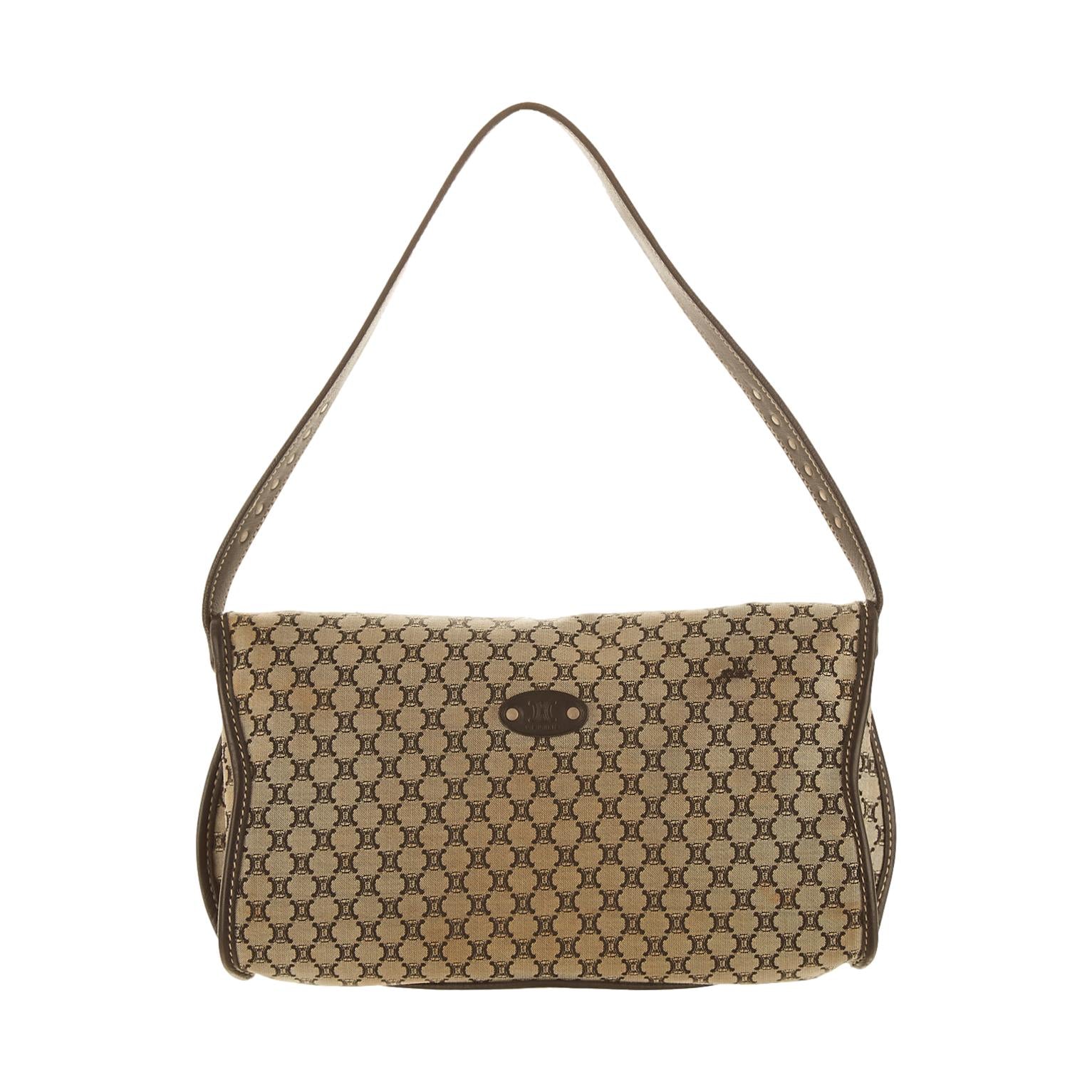 Celine Black Logo Shoulder Bag - Image 2