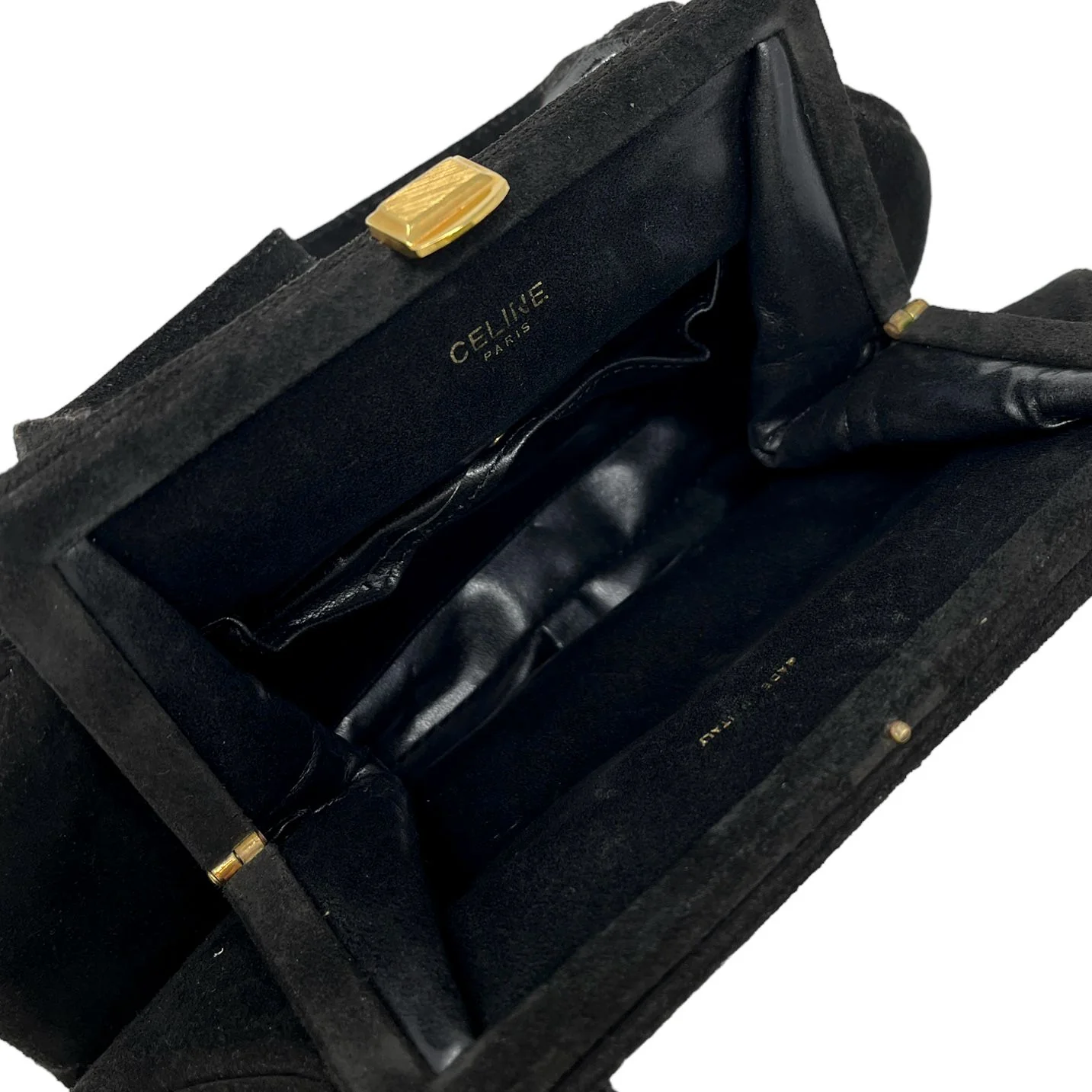 Celine Black Mini Top Handle Bag - Image 3