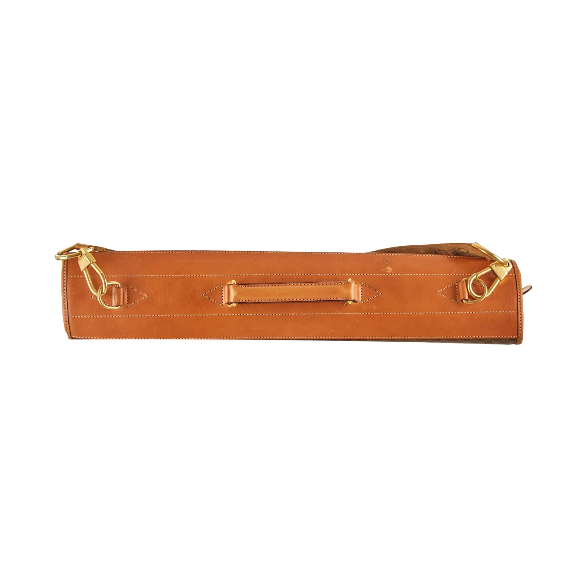 Celine Brown Leather Travel Garment Bag - Image 5