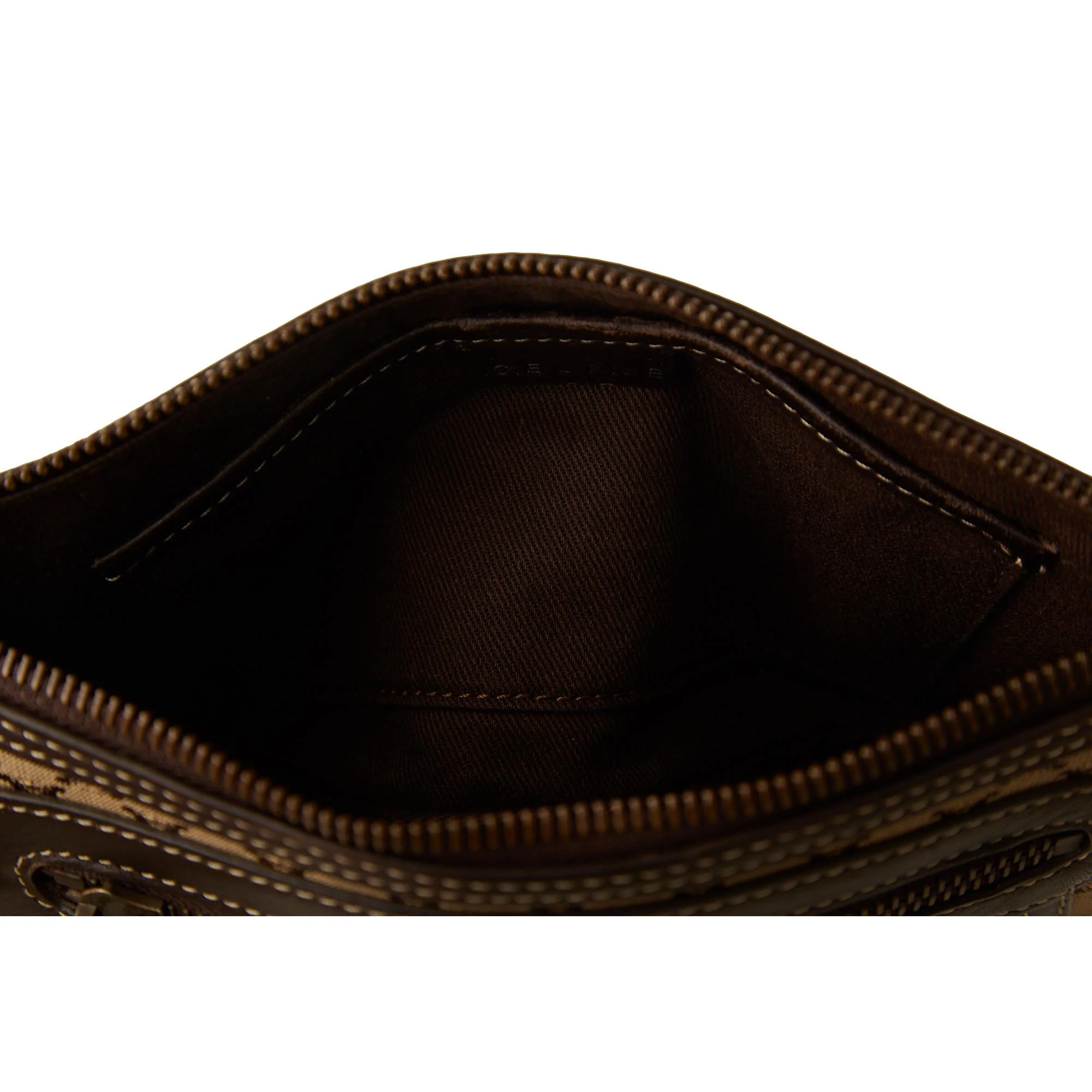 Celine Brown Logo Mini Shoulder Bag - Image 4