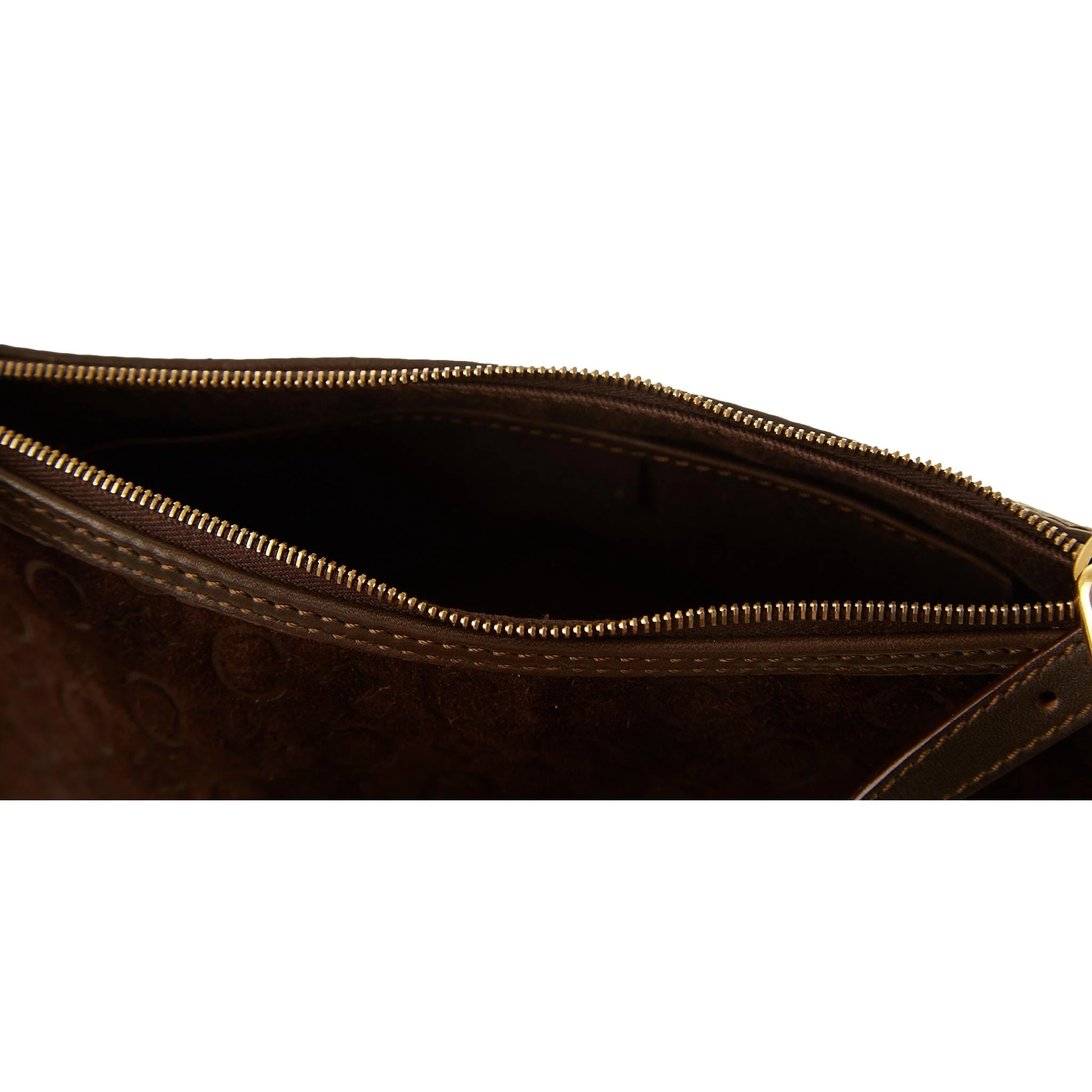 Celine Brown Suede Shoulder Bag - Image 4