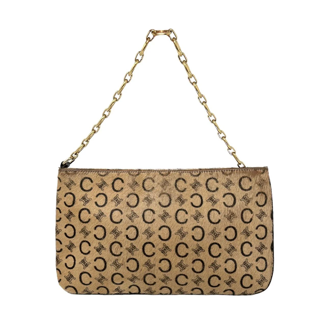 Celine Calf Hair Logo Mini Shoulder Bag - Image 2
