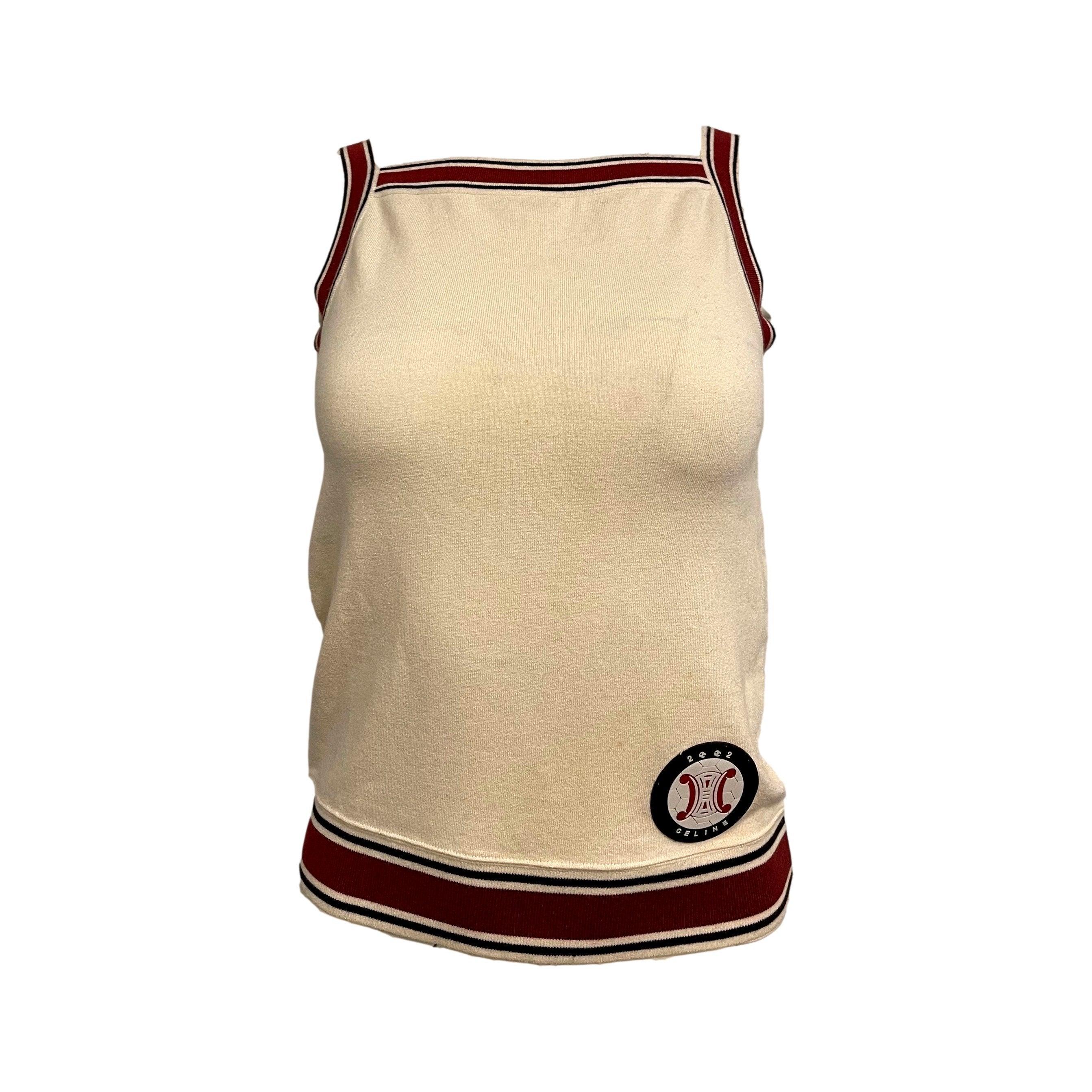 Celine Cream Knit Tank
