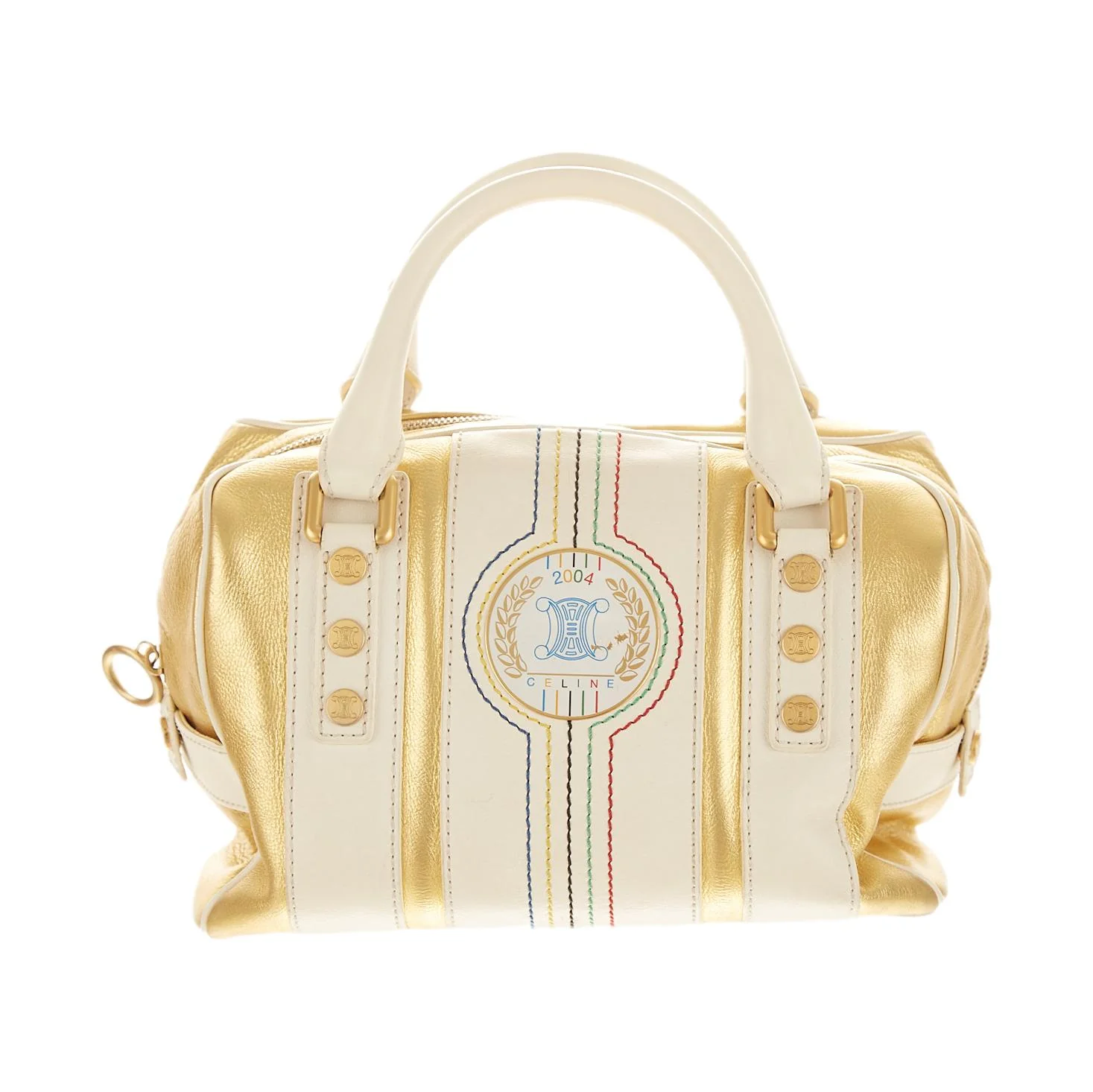 Celine Gold Top Handle Bag