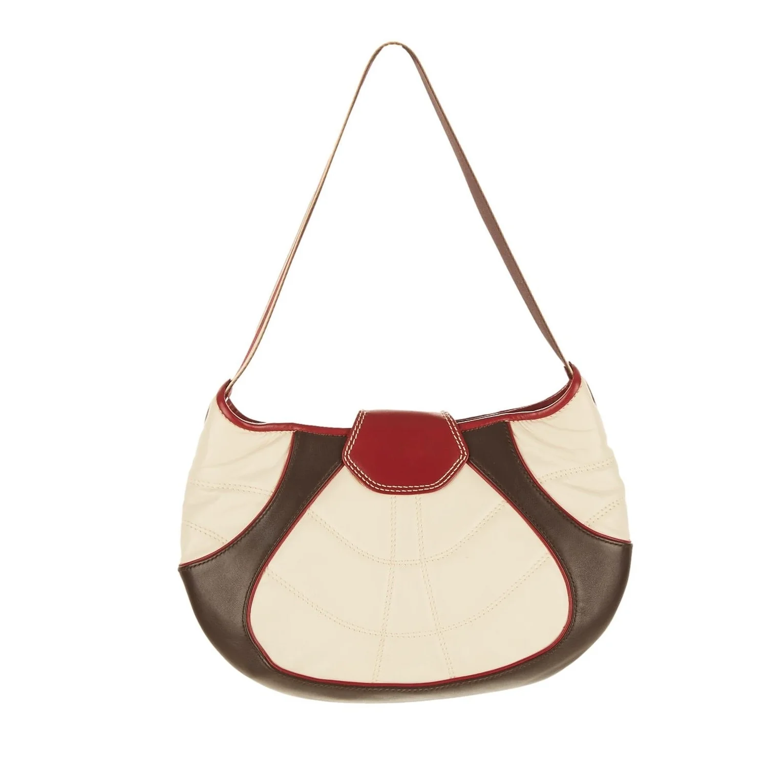 Celine Leather World Cup Shoulder Bag - Image 2