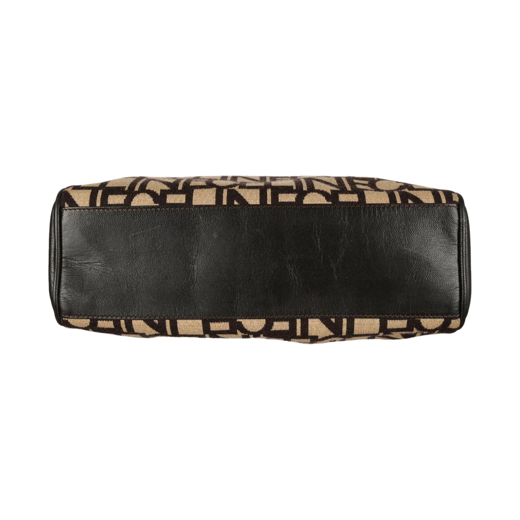 Celine Tan Logo Shoulder Bag - Image 3