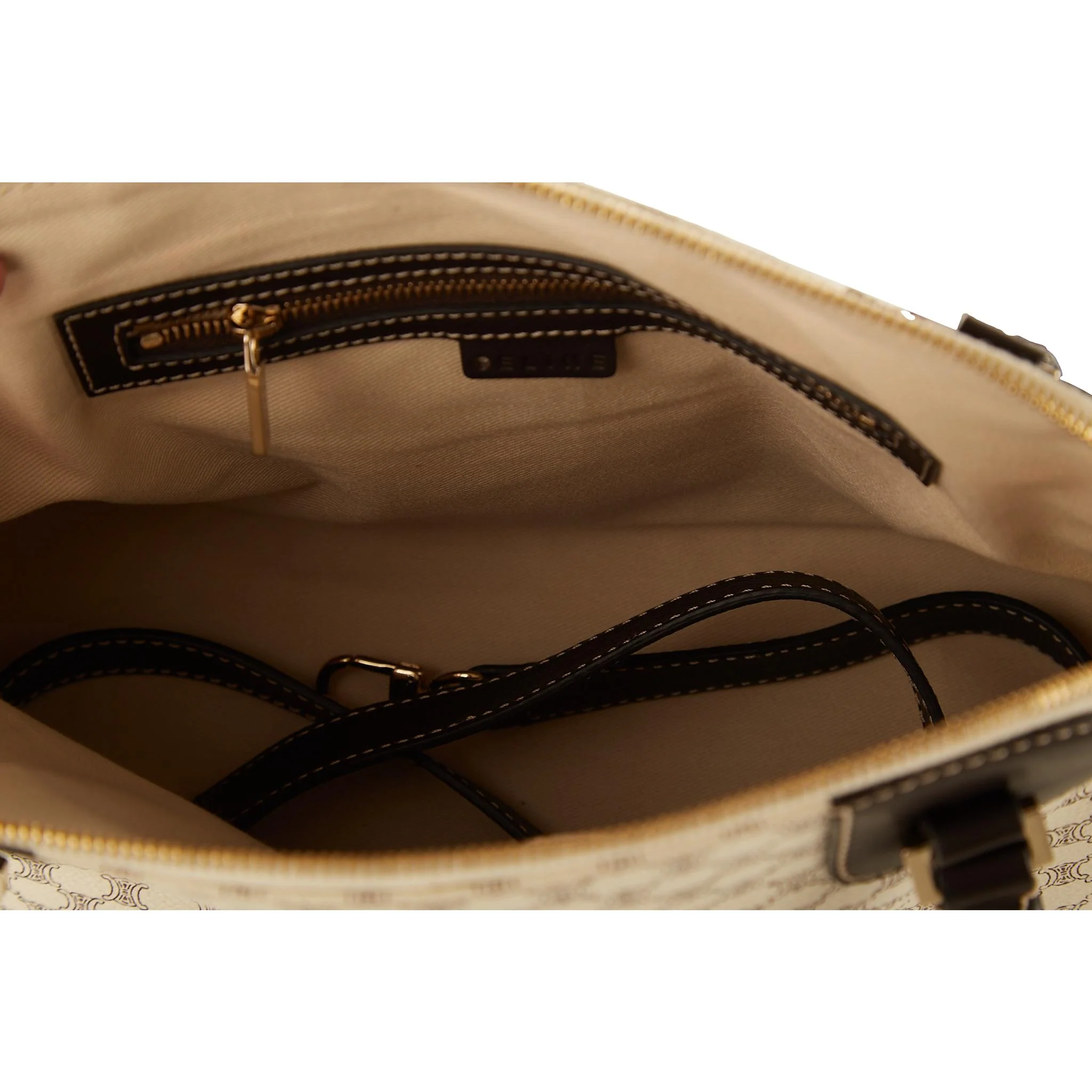 Celine White Macadam 2Way Bag - Image 4