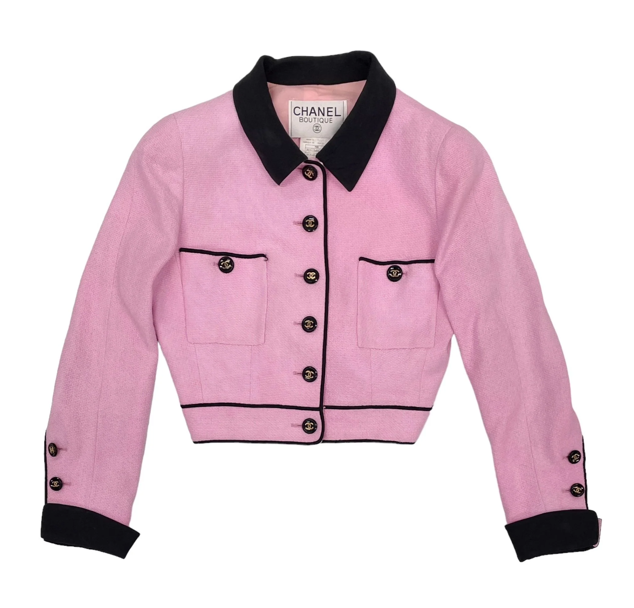 Chanel Baby Pink Cropped Jacket