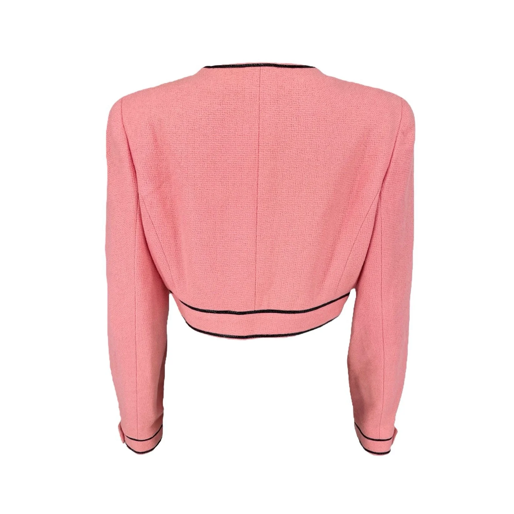 Chanel Baby Pink Cropped Jacket - Image 2