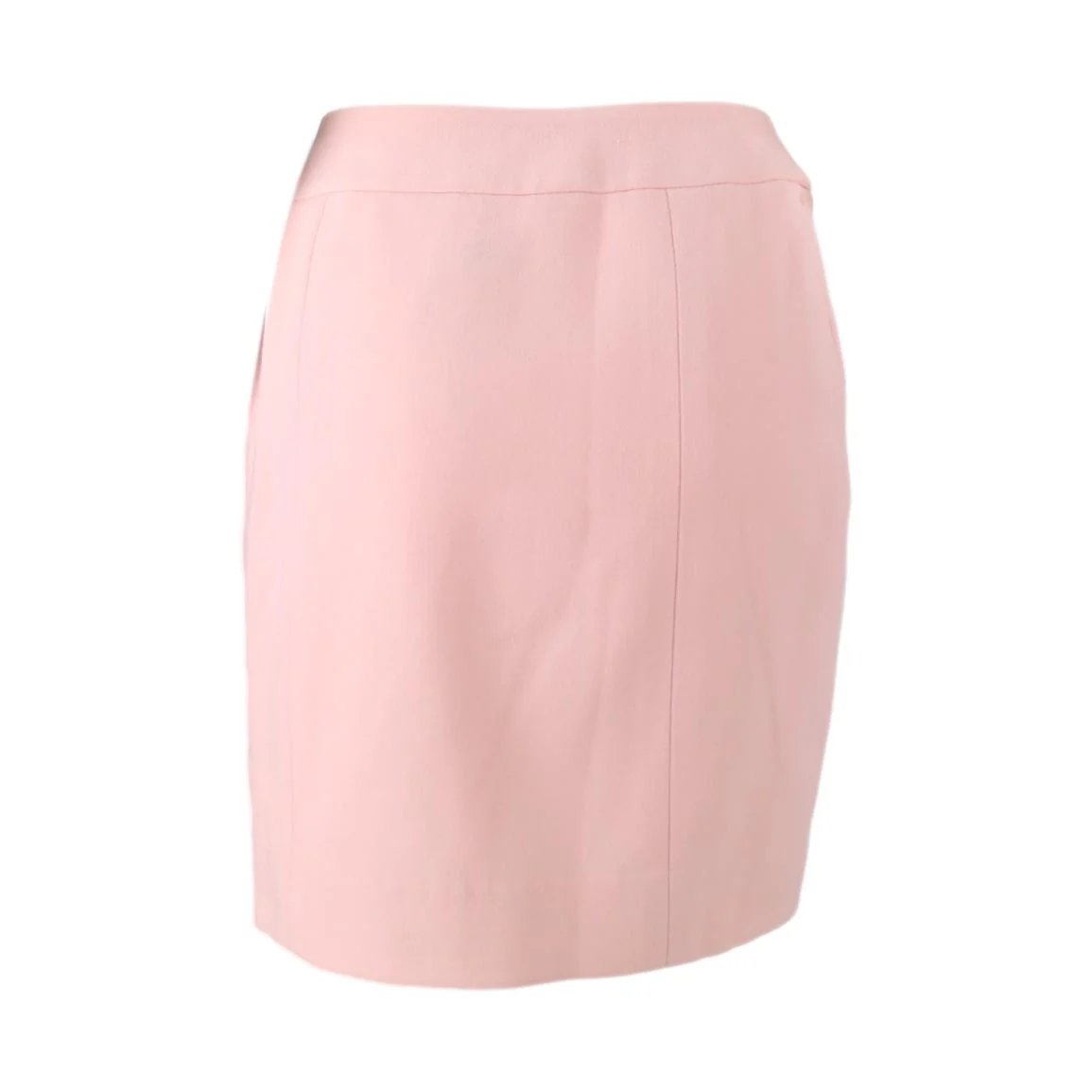 Chanel Baby Pink Logo Button Skirt - Image 2