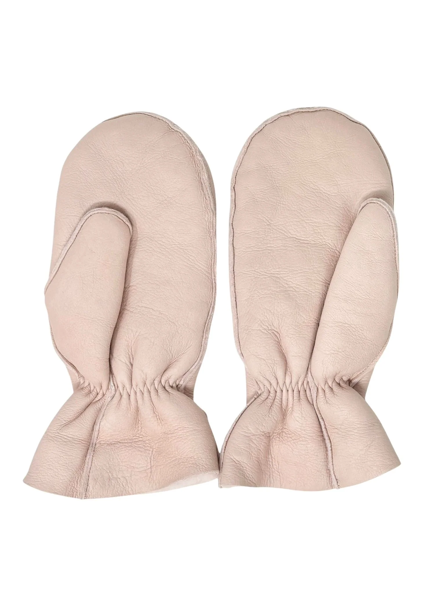 Chanel Baby Pink Logo Gloves - Image 2