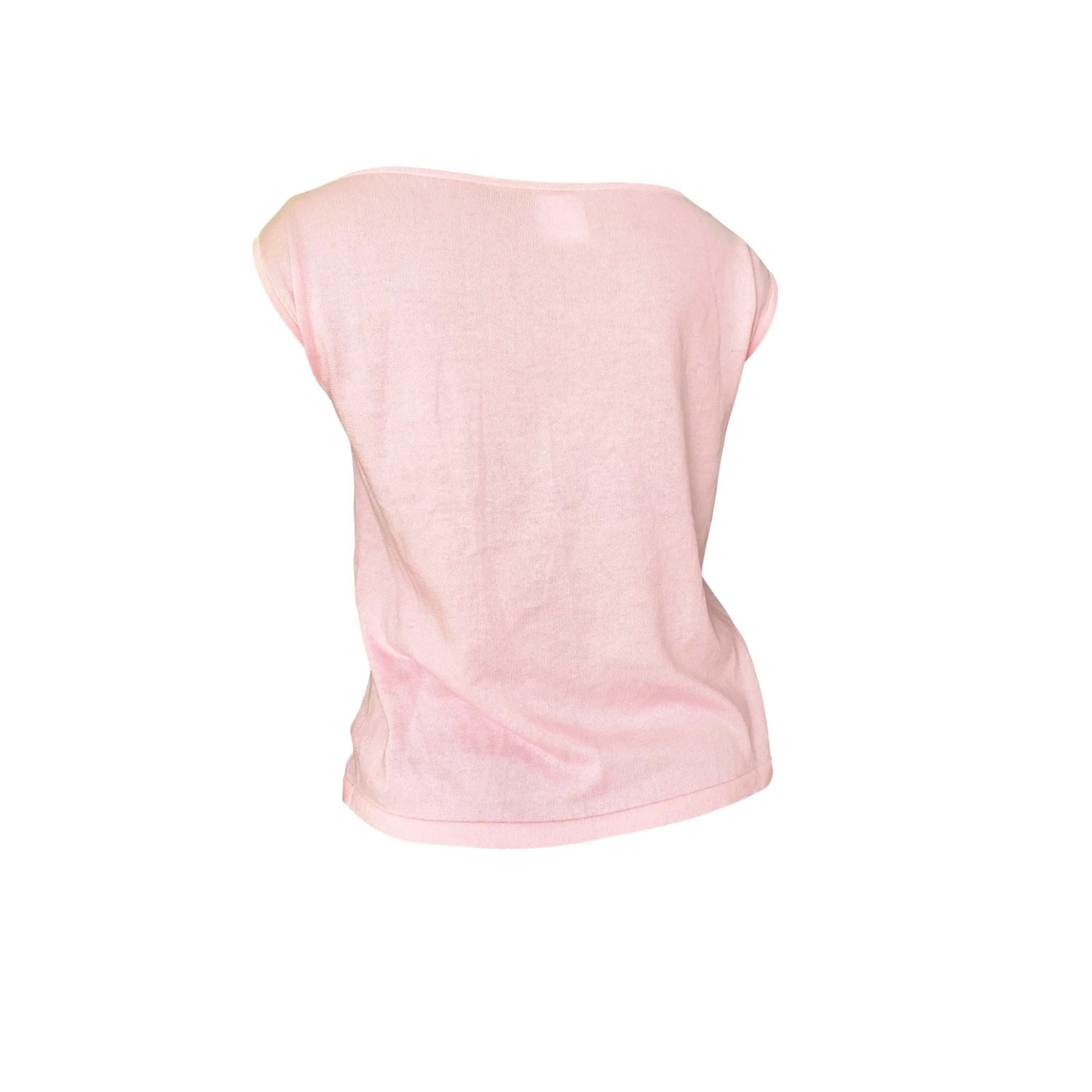Chanel Baby Pink Logo Tank - Image 2