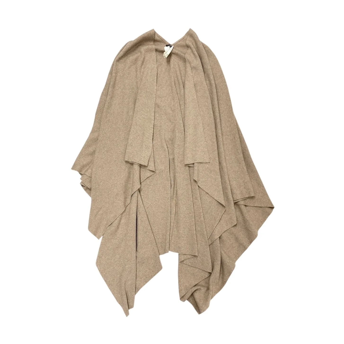 Chanel Beige Cashmere Oversized Poncho Wrap Top - Image 2