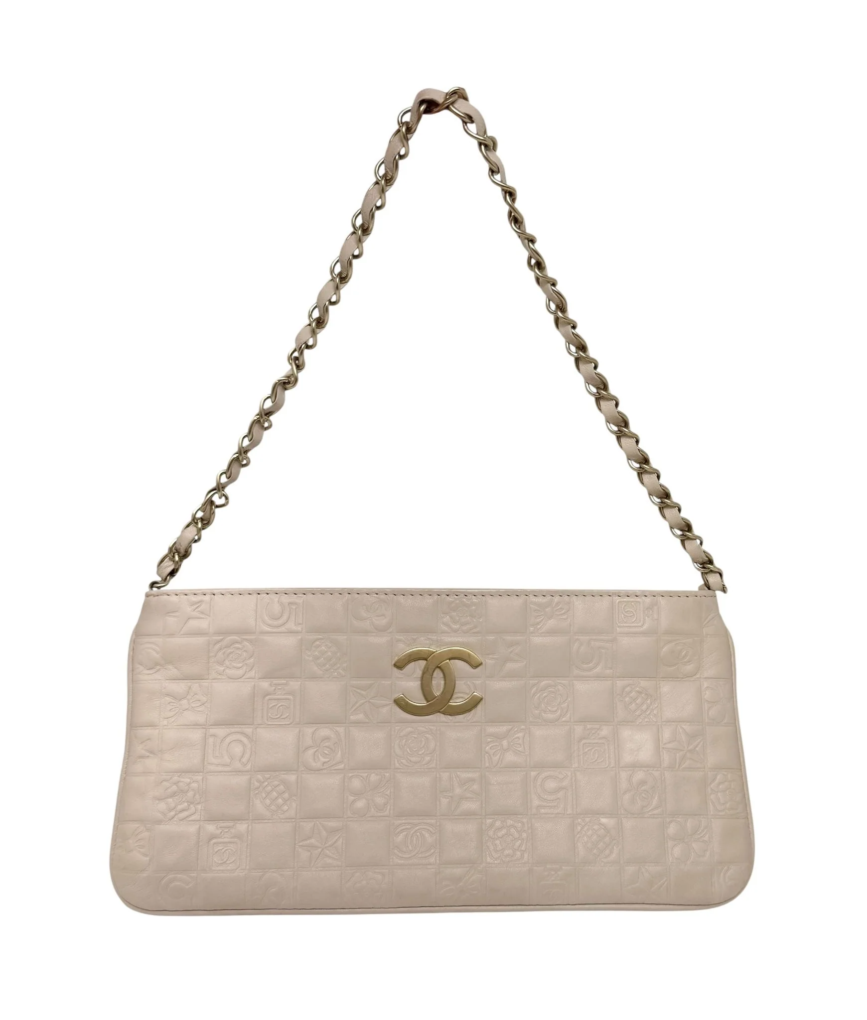 Chanel Beige Charm Chain Bag