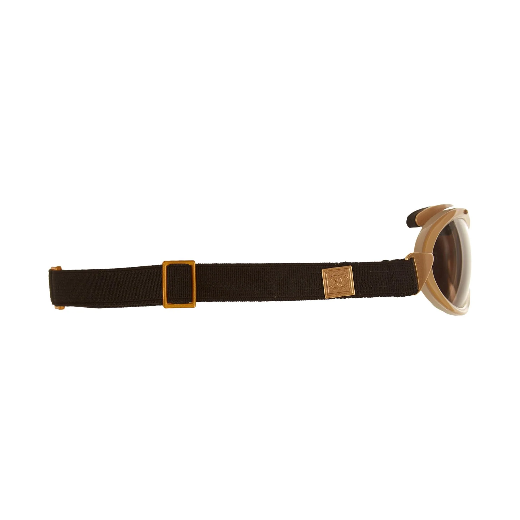 Chanel Beige Logo Ski Googles - Image 2