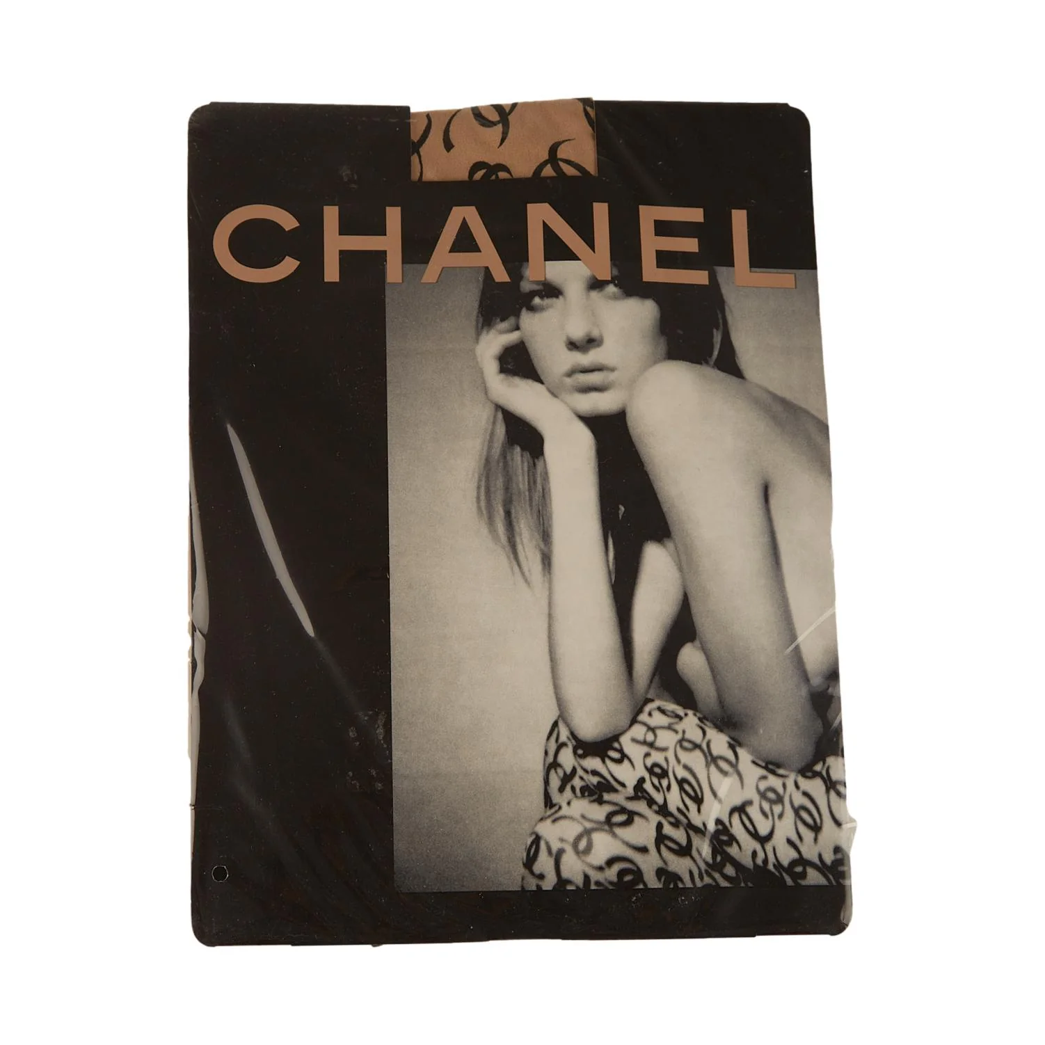 Chanel Nude Logo Tights - Image 2