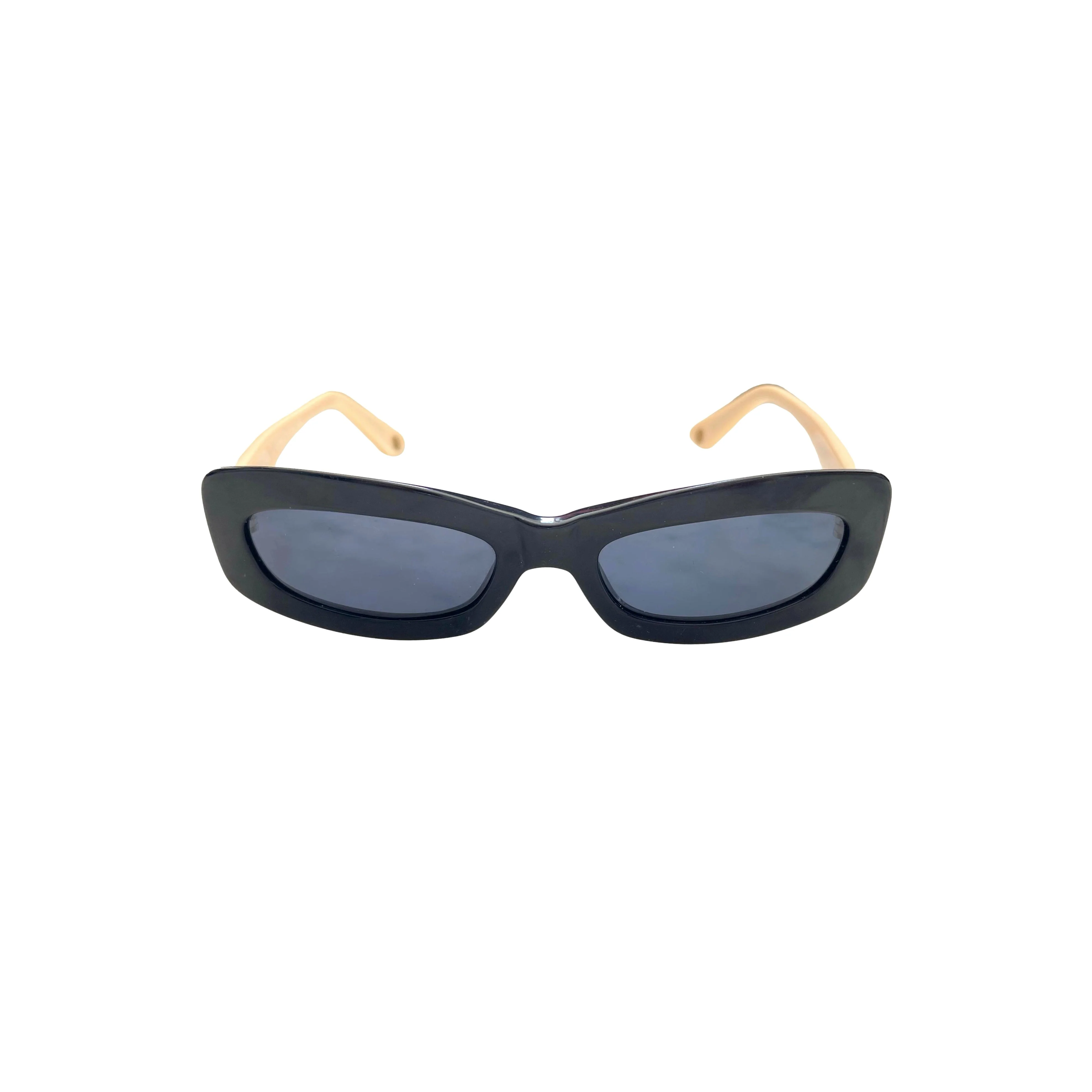 Chanel Beige Quilted Sunglasses - Image 2