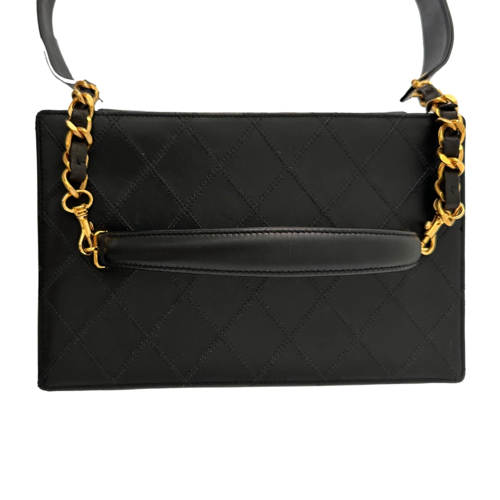 Chanel Black 2-Way Quilted Vanity Bag - Image 2