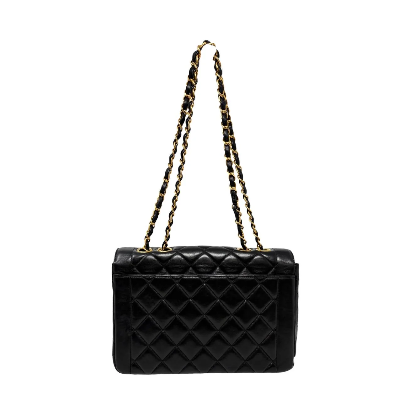 Chanel Black 2way Turnlock Flap Bag - Image 4