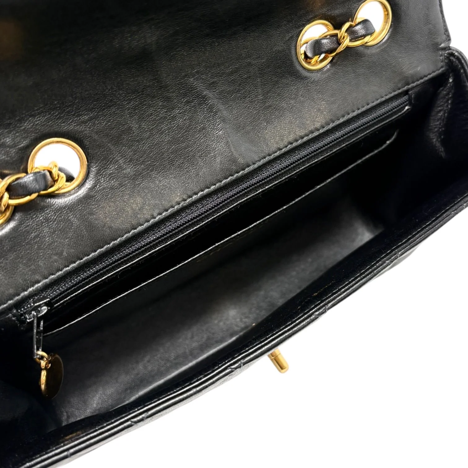 Chanel Black 2way Turnlock Flap Bag - Image 5