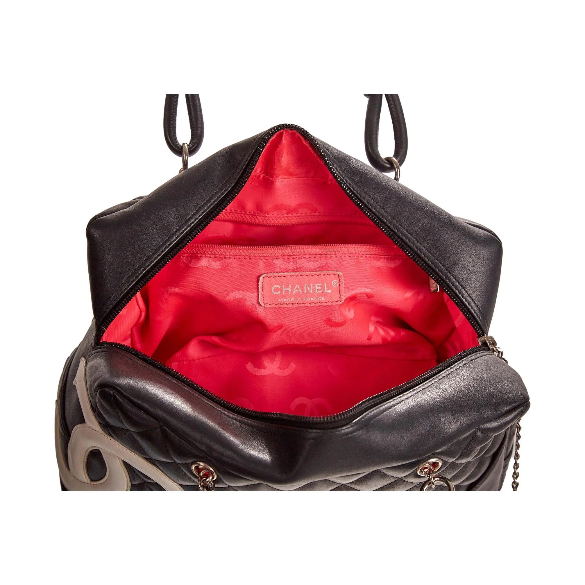Chanel Black Cambon Quilted Bowler Bag - Image 4
