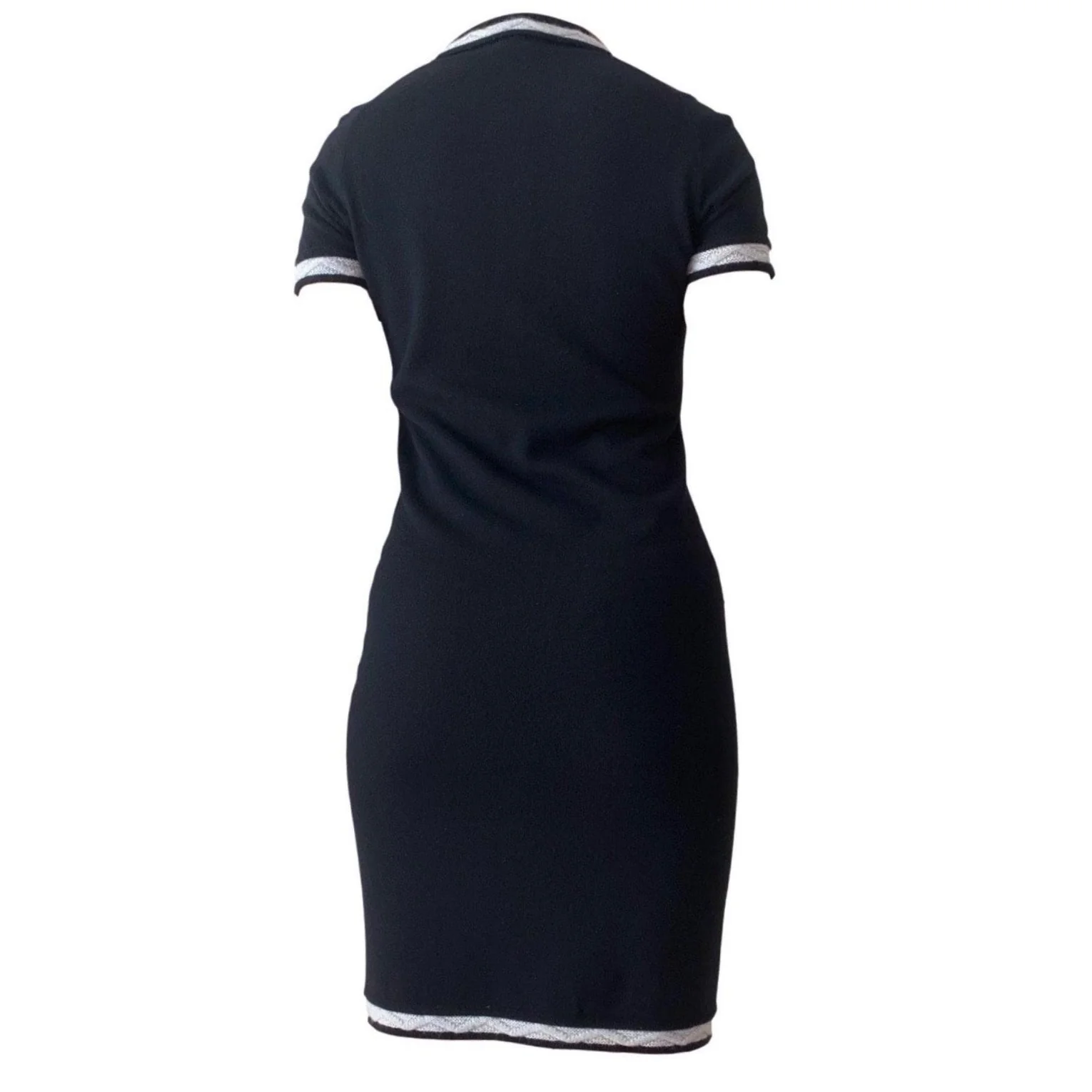 Chanel Black Cashmere Logo Dress - Image 2