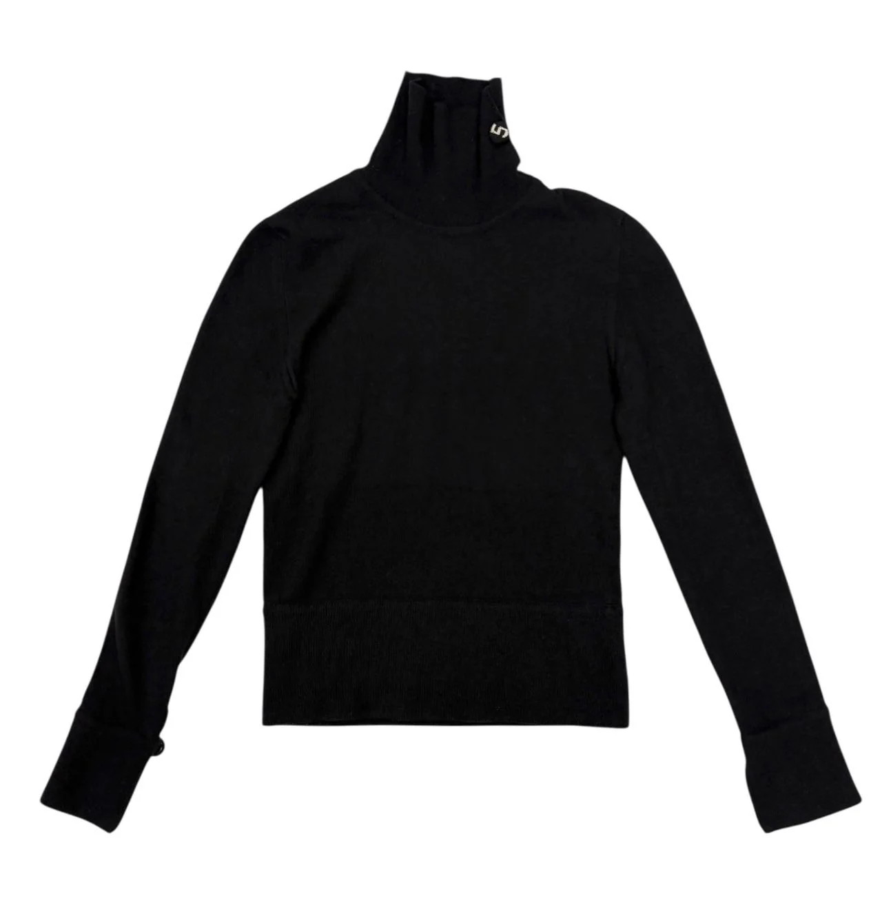 Chanel Black Cashmere Turtleneck Sweater - Image 3