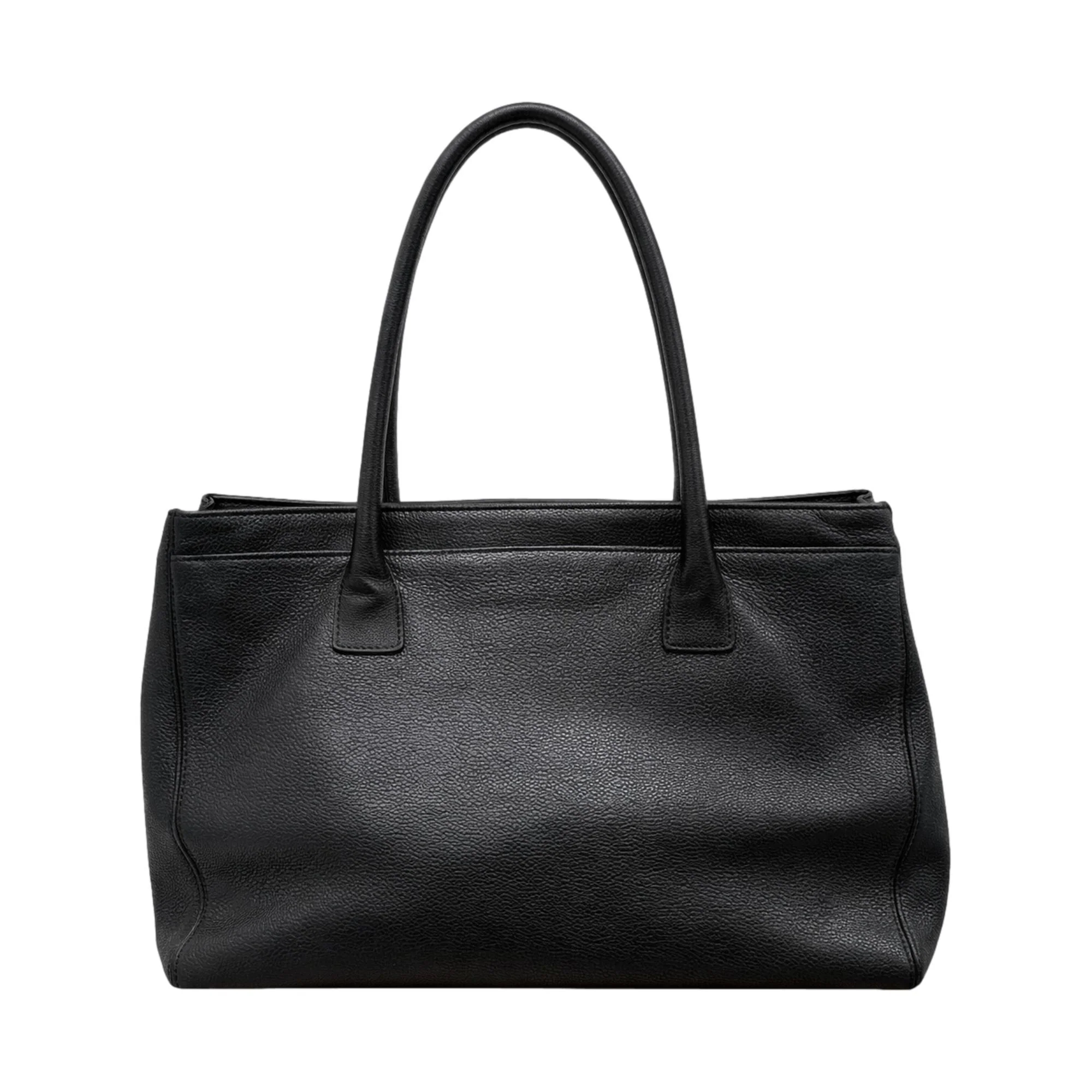 Chanel Black Caviar Cerf Tote - Image 2