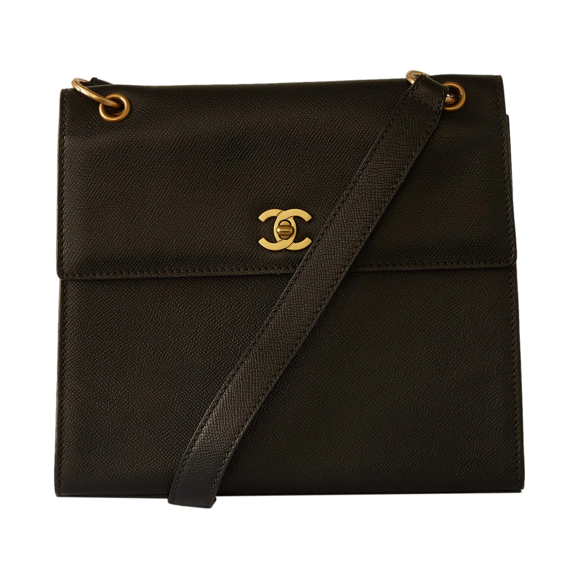 Chanel Black Caviar Shoulder Bag - Image 2