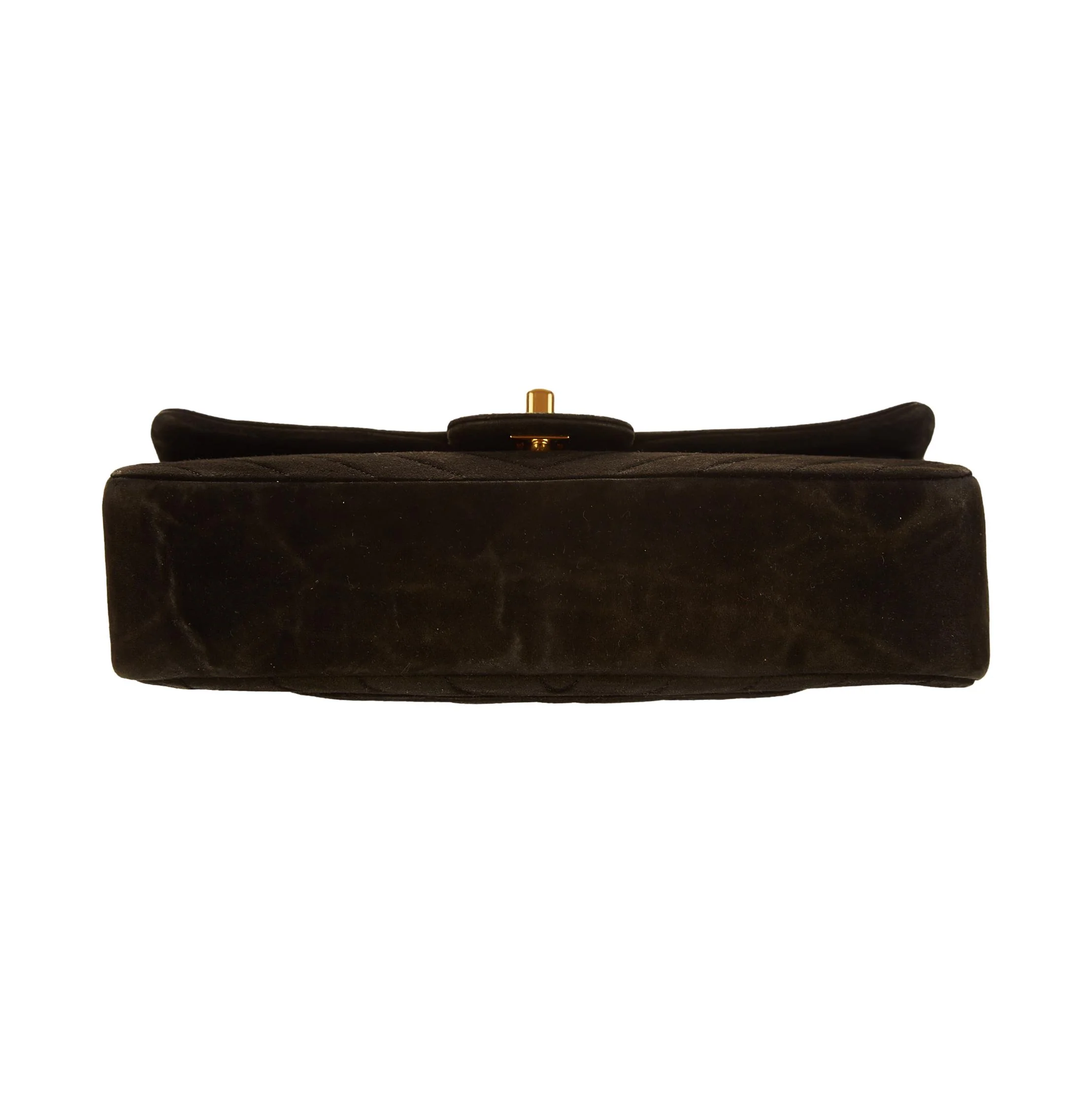 Chanel Black Chevron Double Flap Bag - Image 7