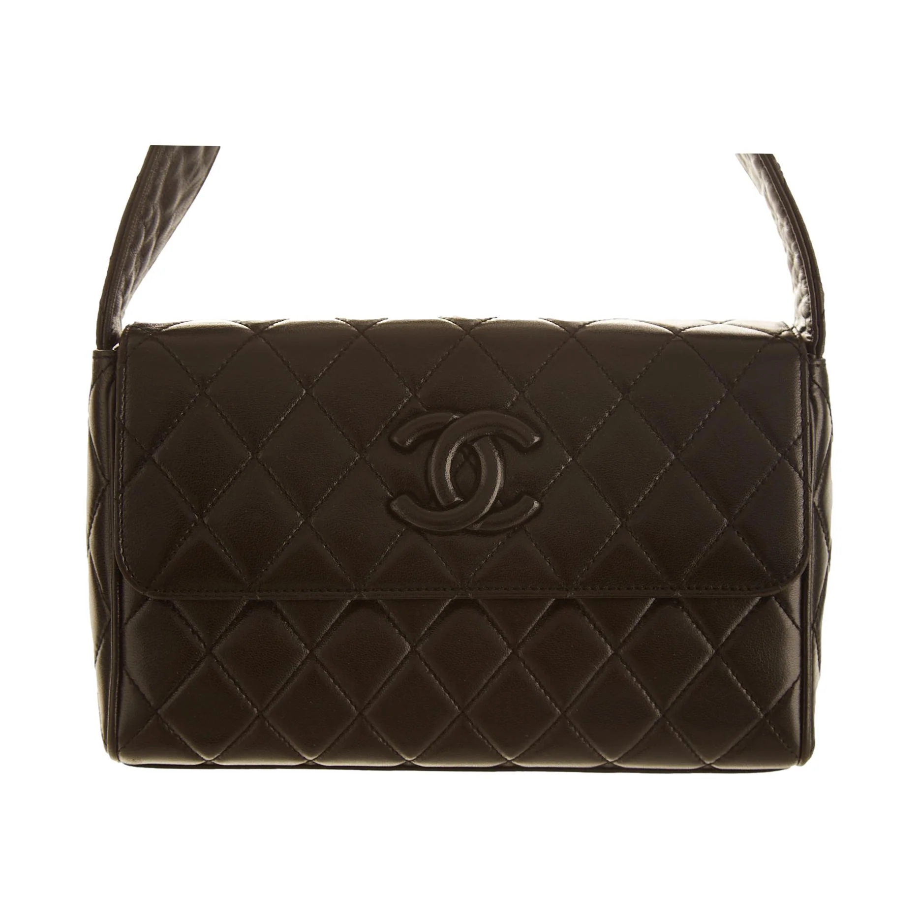 Chanel Black Coco Quilted Shoulder Bag - Image 3