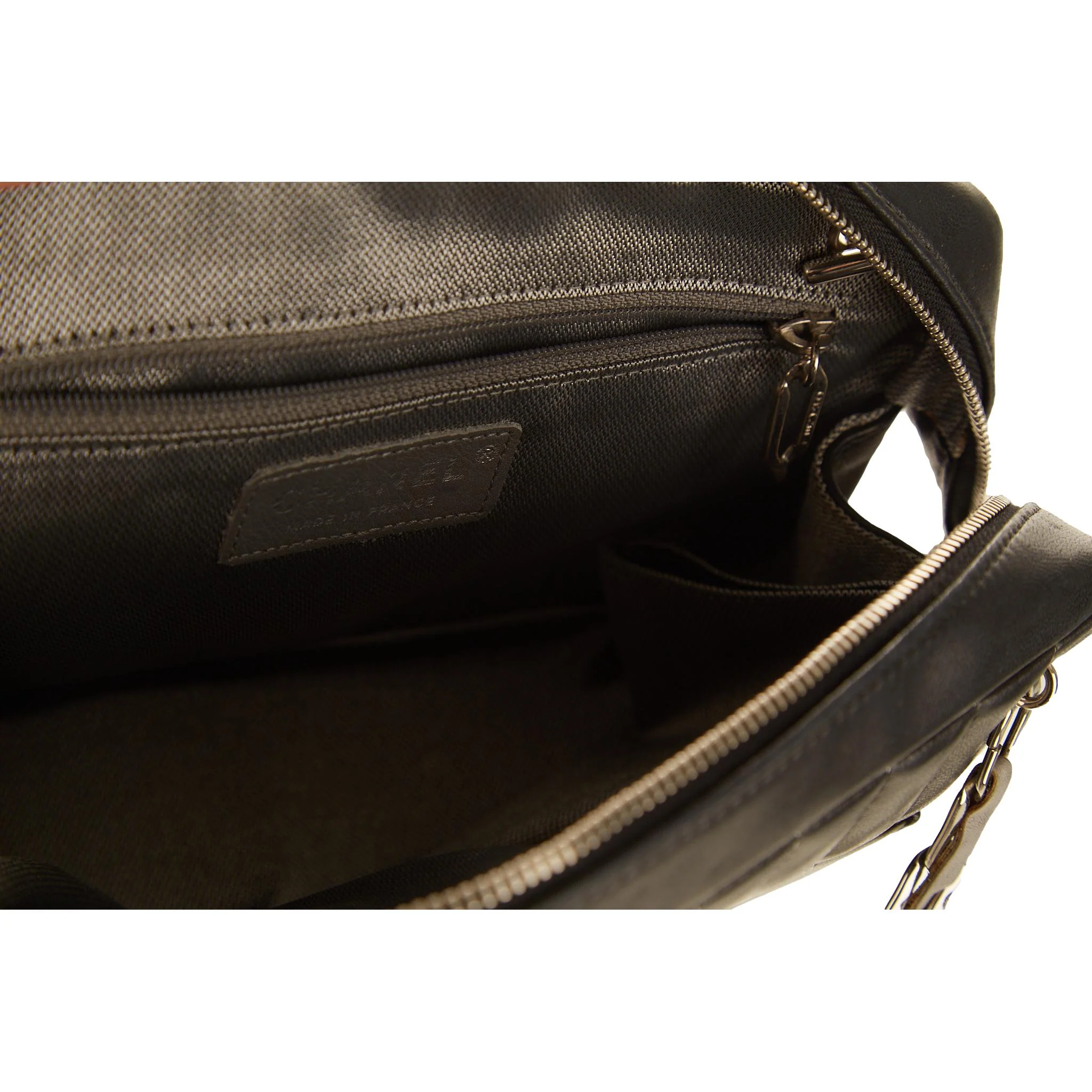 Chanel Black Contrast Stitch Shoulder Bag - Image 5