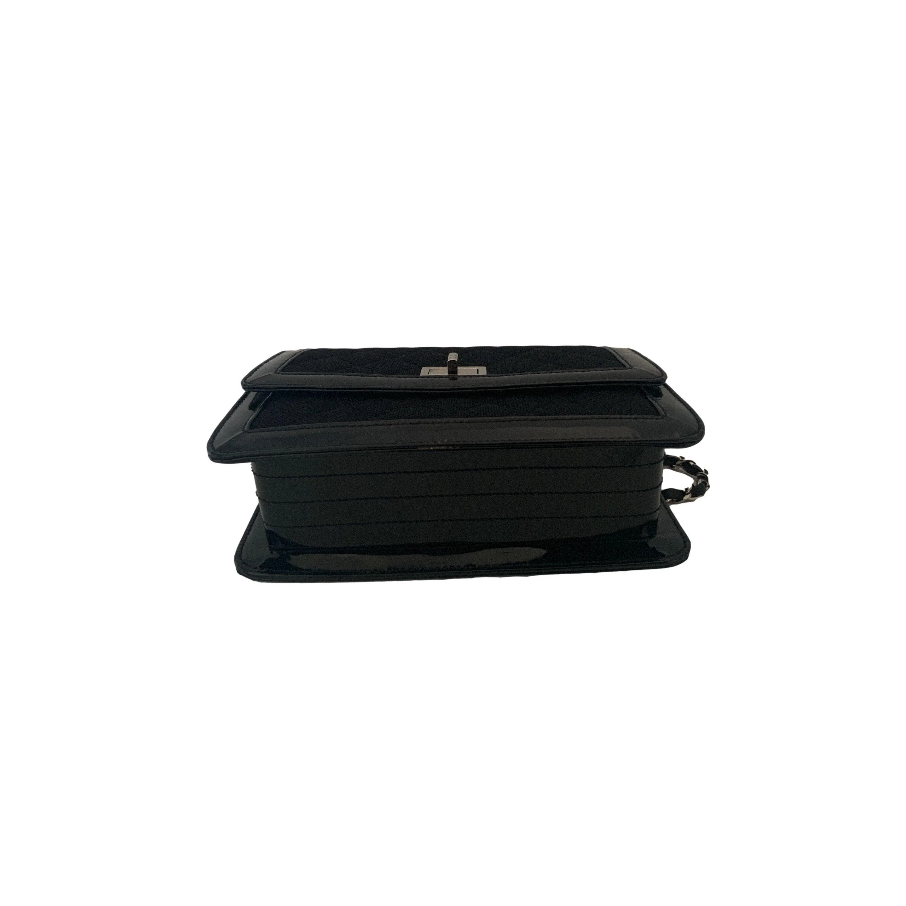 Chanel Black Cotton Quilted Bag - Image 2