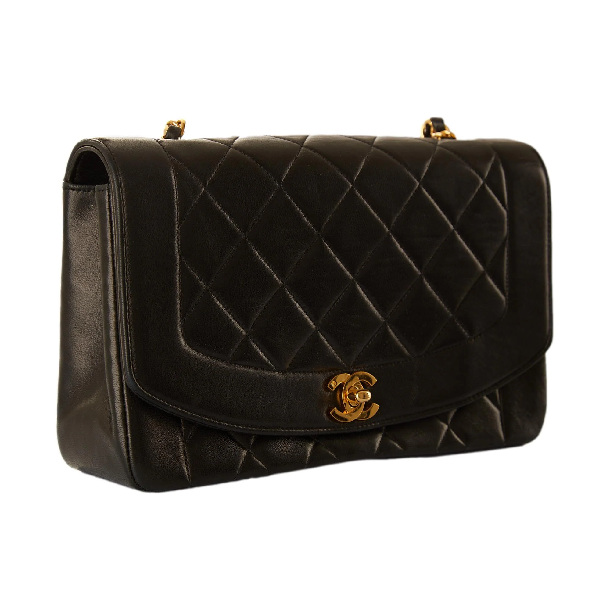 Chanel Black Diana Flap Bag - Image 4
