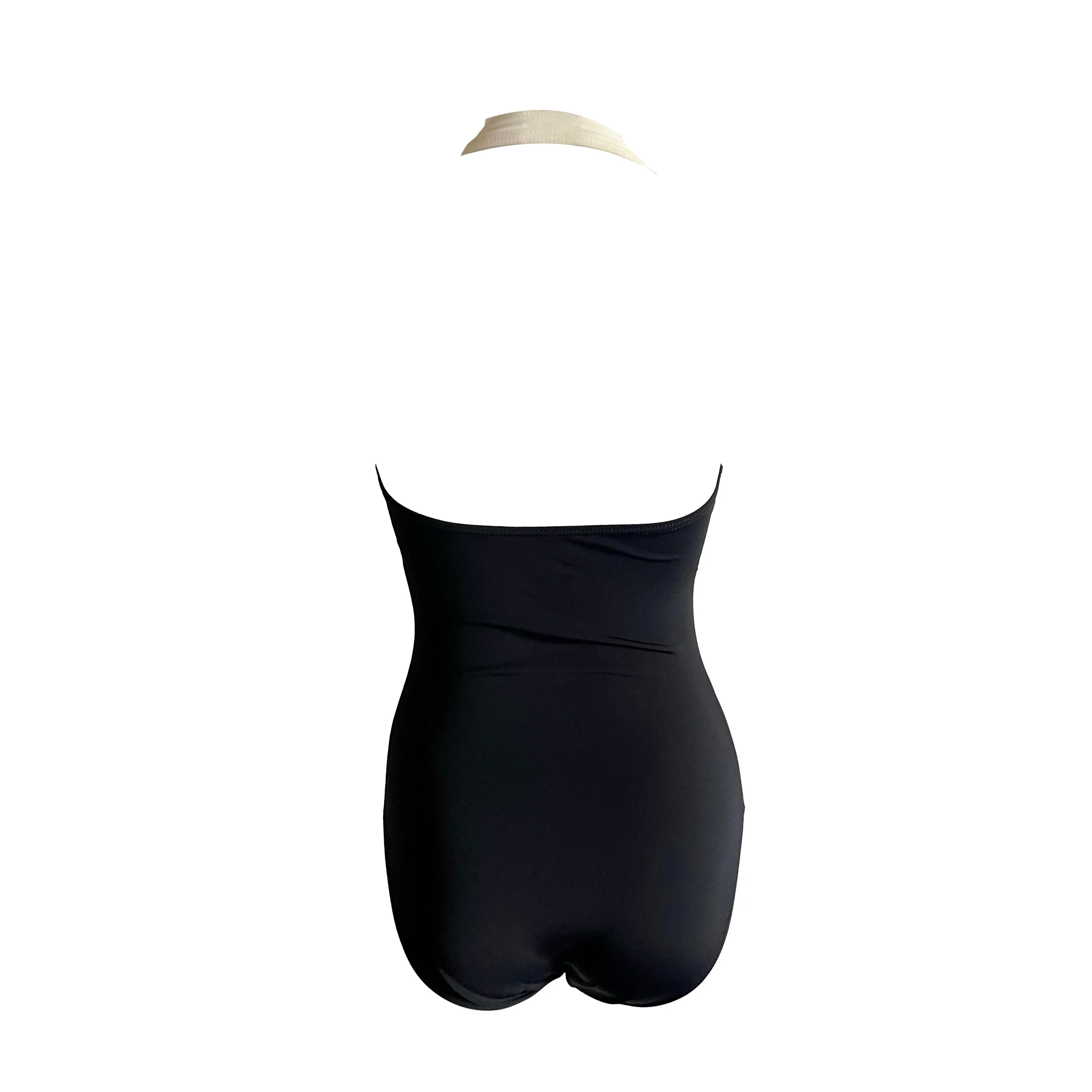 Chanel Black Double Logo One Piece - Image 2