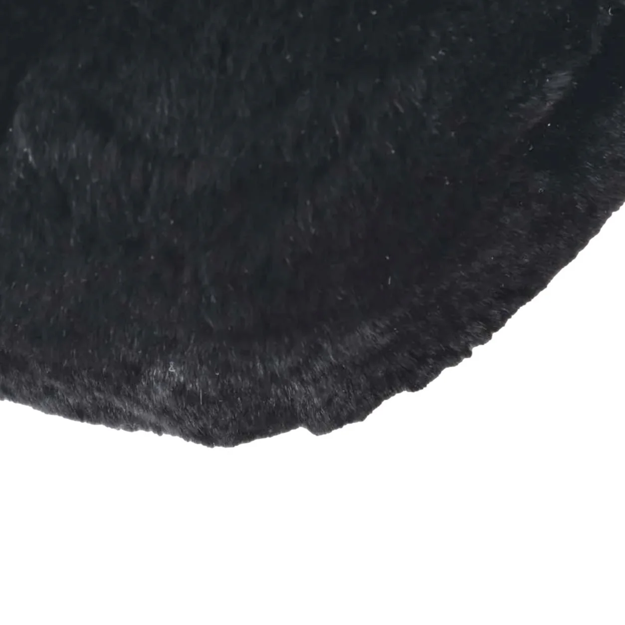Chanel Black Fur Chain Bag - Image 3