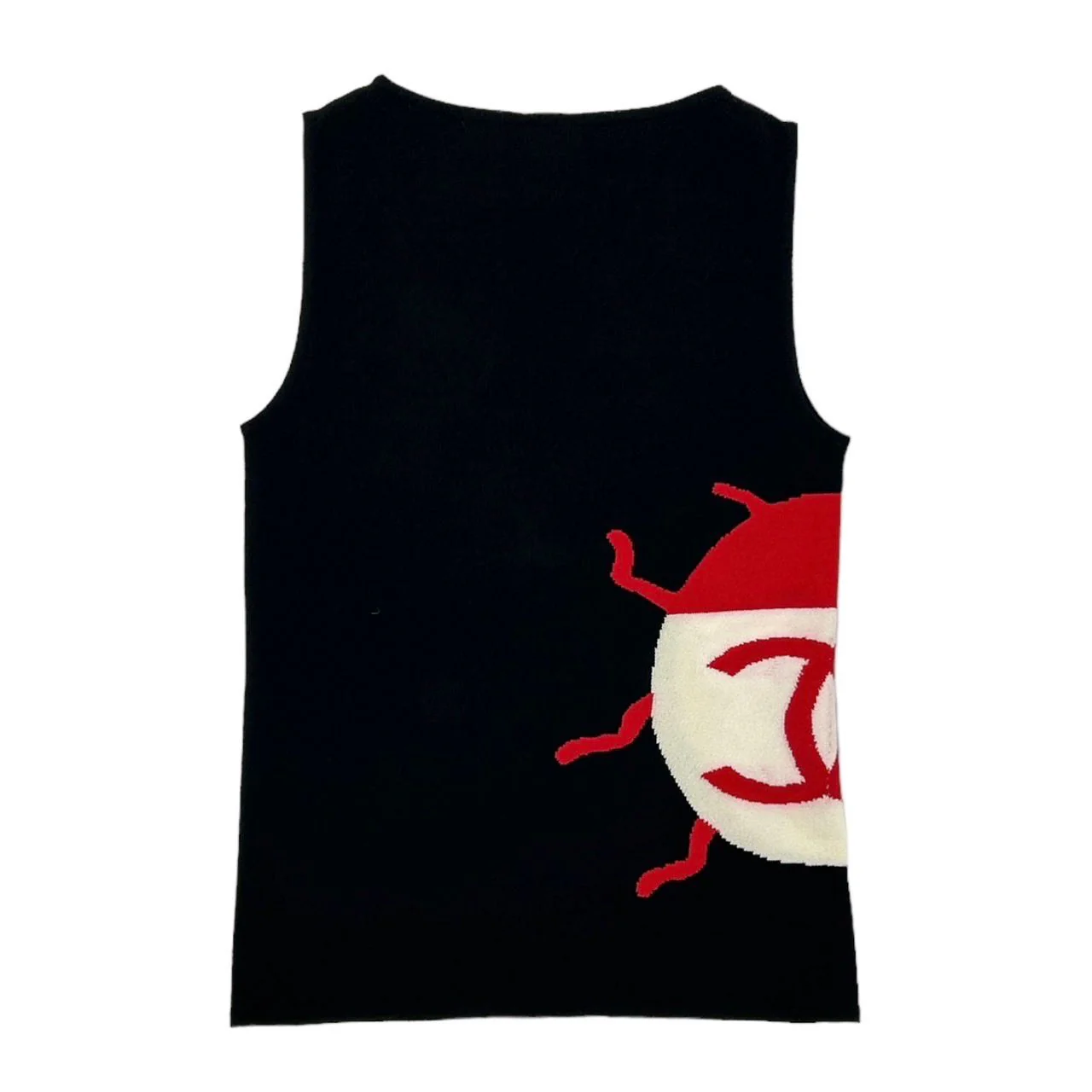 Chanel Black Lady Bug Tank - Image 2