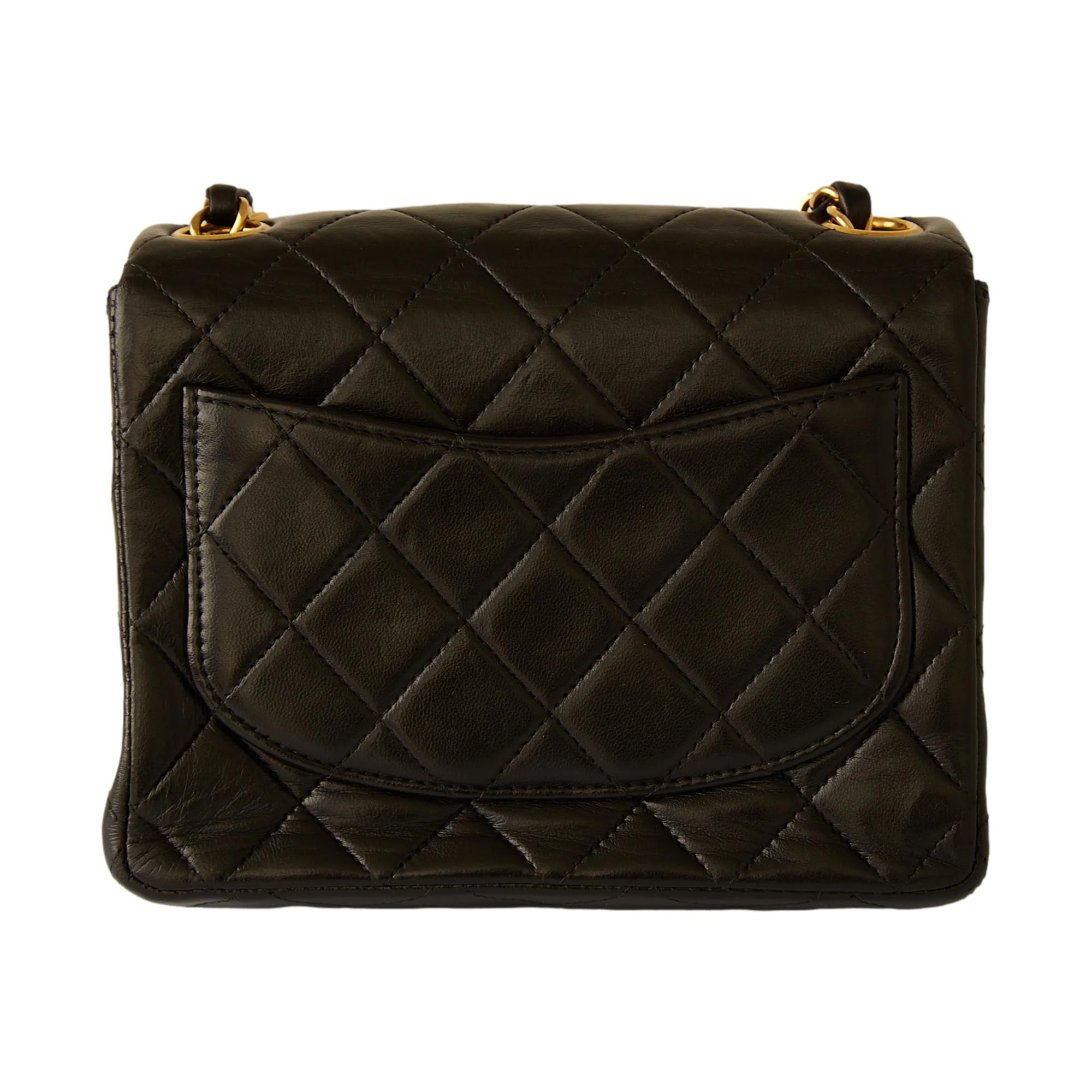 Chanel Black Lambskin Small Flap Bag - Image 2