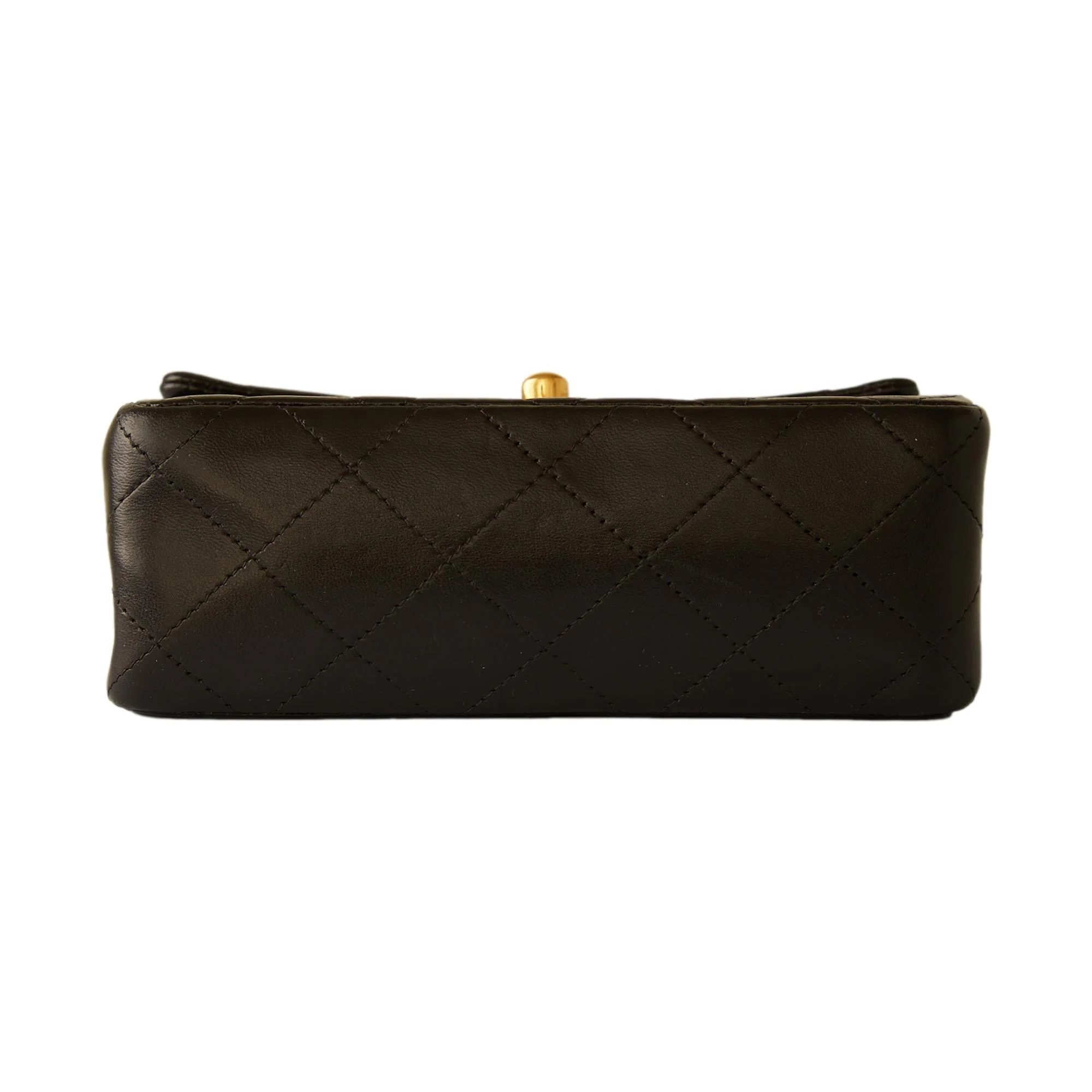 Chanel Black Lambskin Small Flap Bag - Image 3
